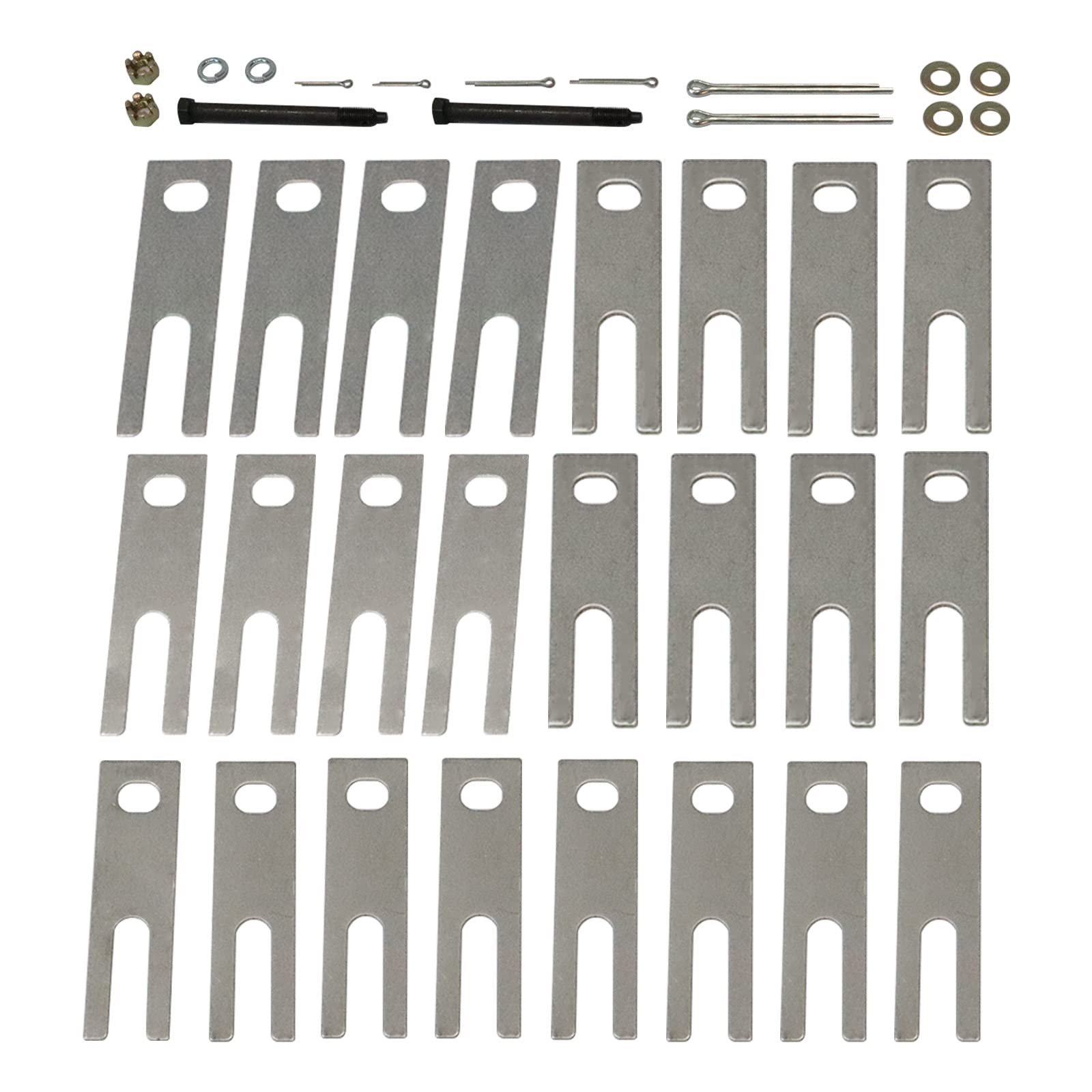 LAFORMO Stainless Steel Trailing Arm Shim Kit with Hardware for 1963-1982 Chevy Corvette - Durable, Rust-Resistant Design