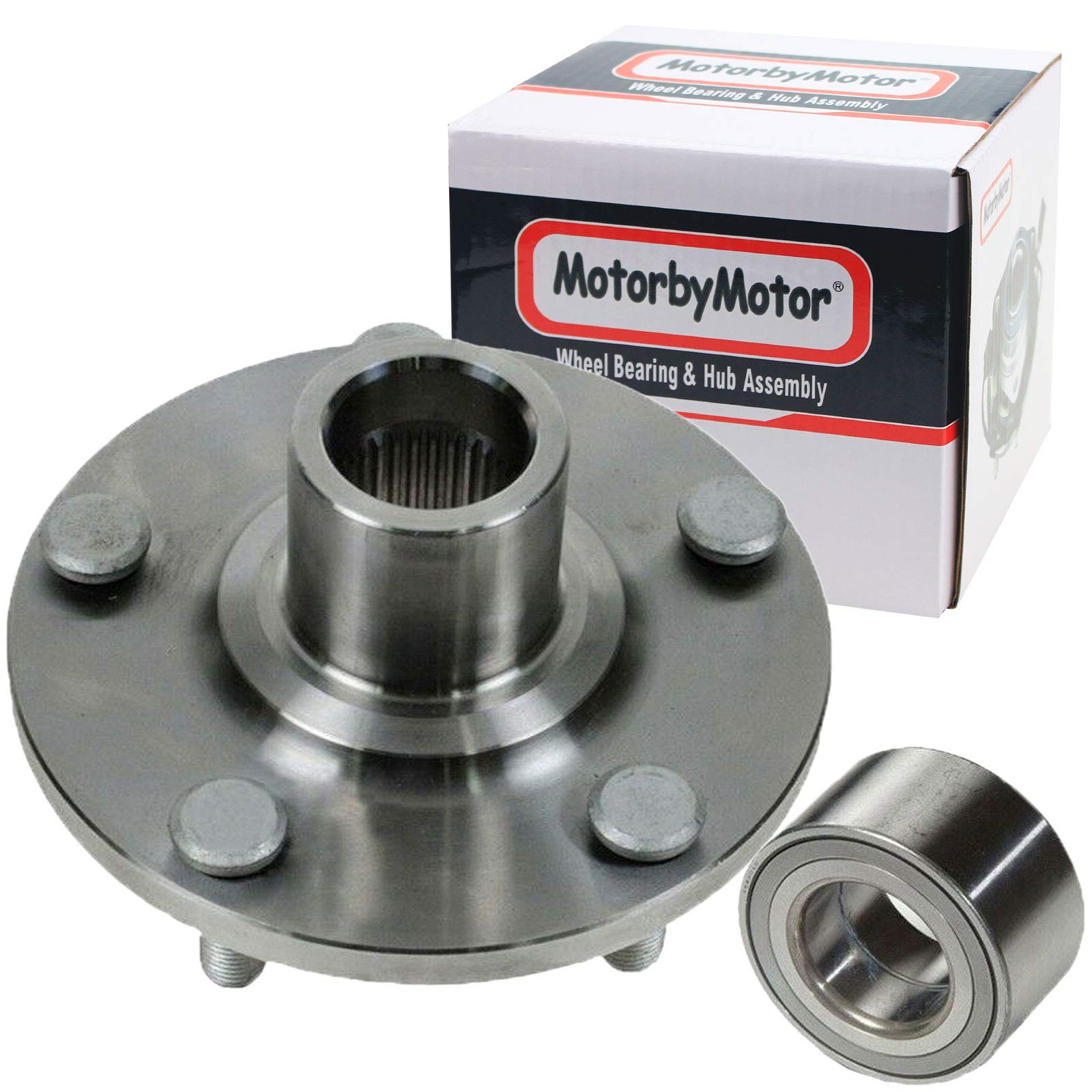 MotorbyMotor 930-400 Front Wheel Bearing Hub Assembly w/5 Lugs for Toyota Camry Venze Sienna Avalon Solara Highlander, Lexus ES3