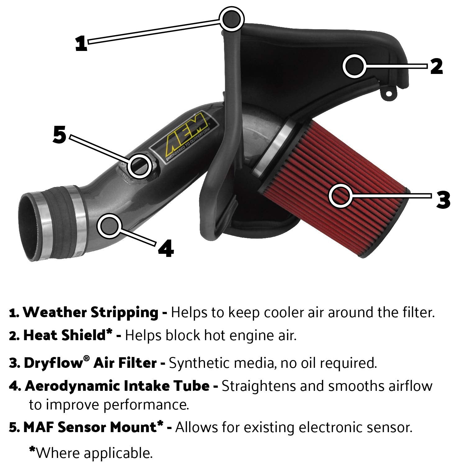 Aem 21-774Ds Cold Air Intake System