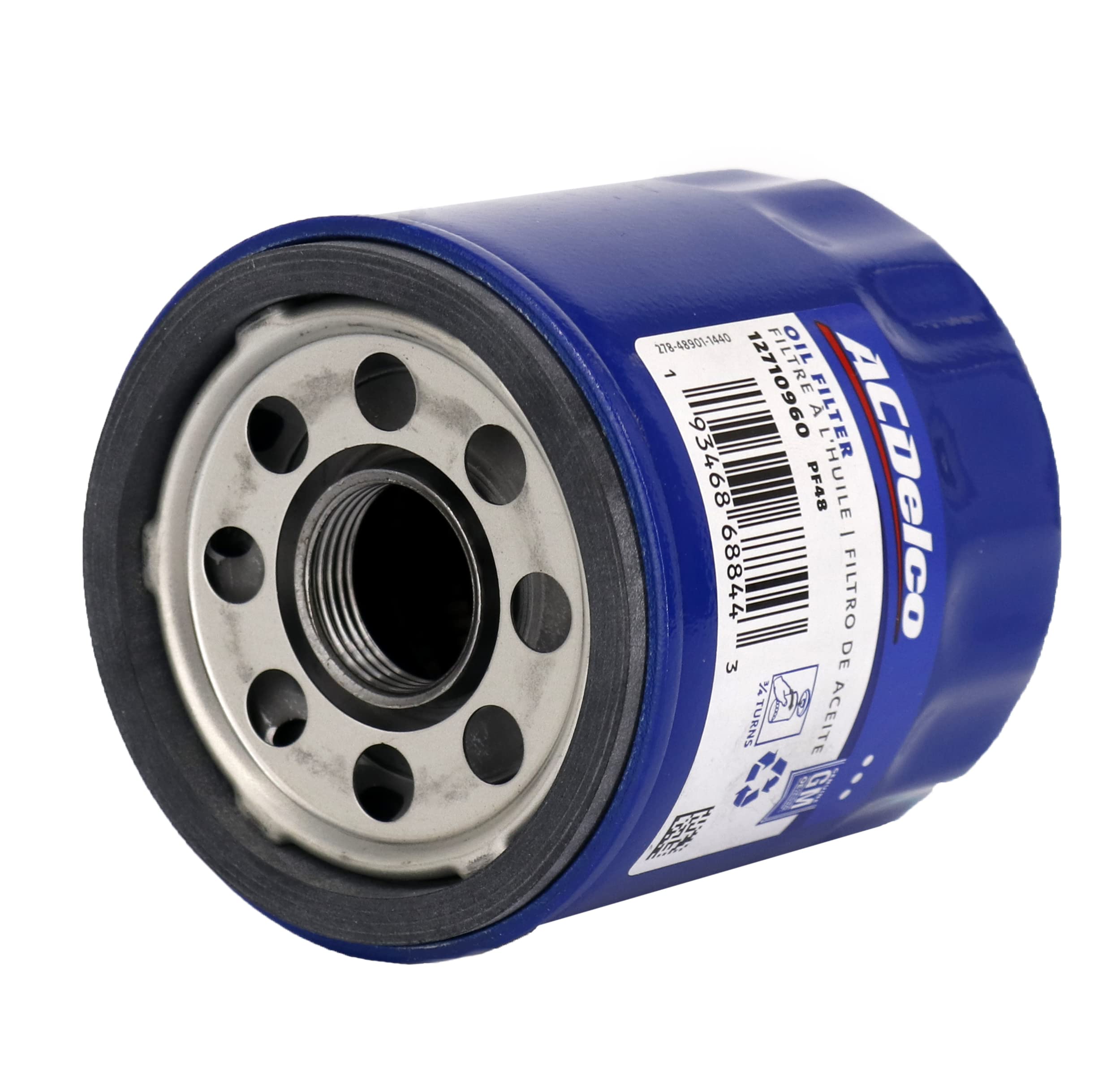ACDelco PF48 Oil Filter - Original Equipment, Machined Finish, High Performance