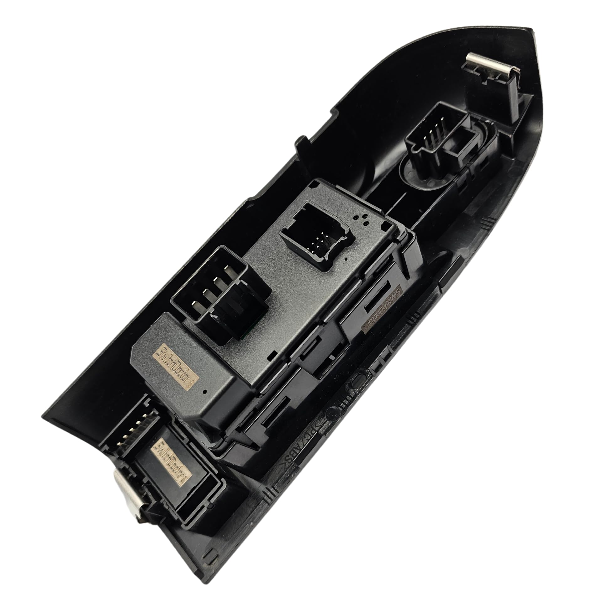 SWITCHDOCTOR Window Master Switch Assembly for 2010-2013 Silverado/GMC Sierra, Black, Model 3575000, Full Assembly (No Power Folding Mirrors)