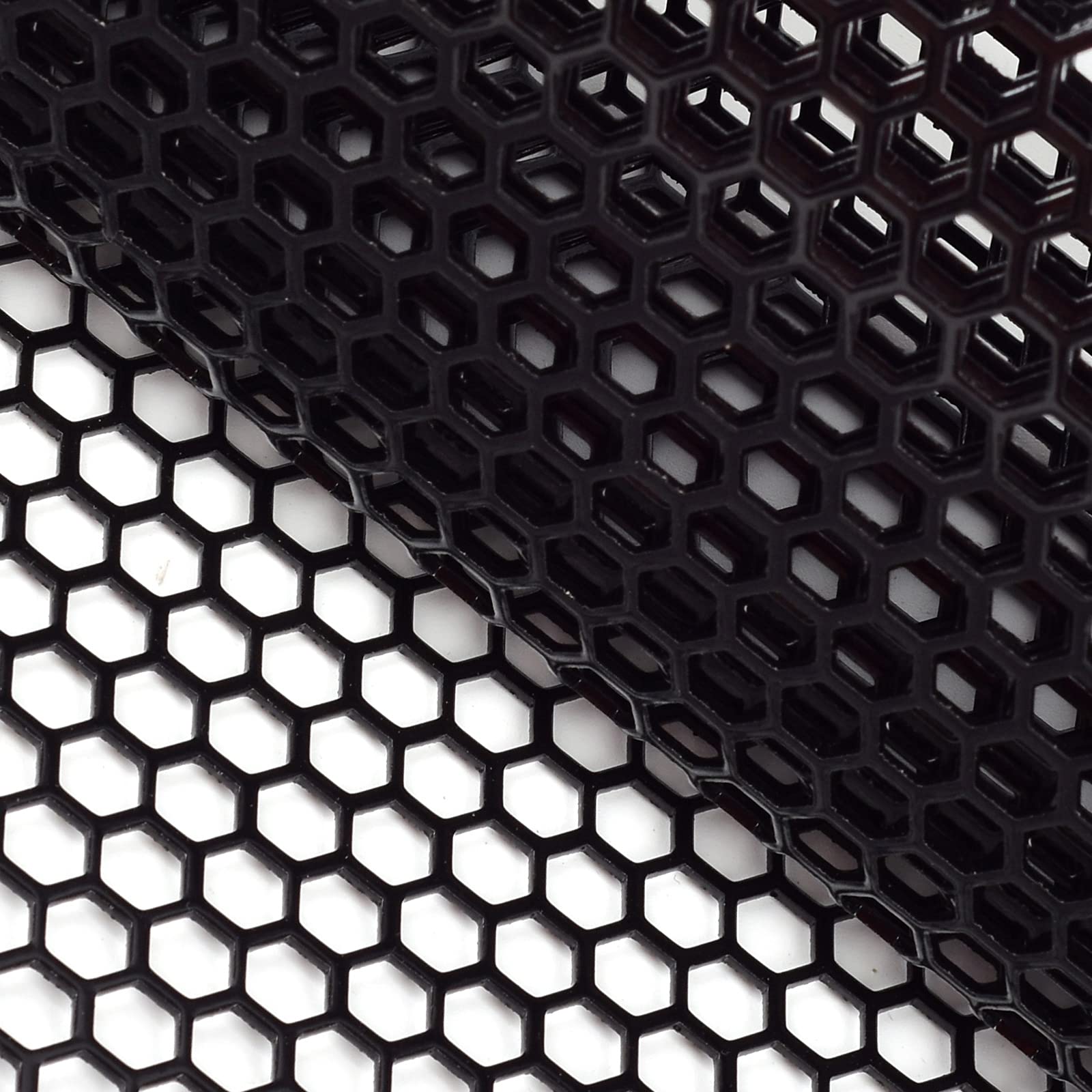 Aggauto Universal 40''X13'' Car Grill Mesh - Aluminum Alloy Automotive Grille Insert Bumper Honeycomb Hole 6Mm Spacing 1Mm, One