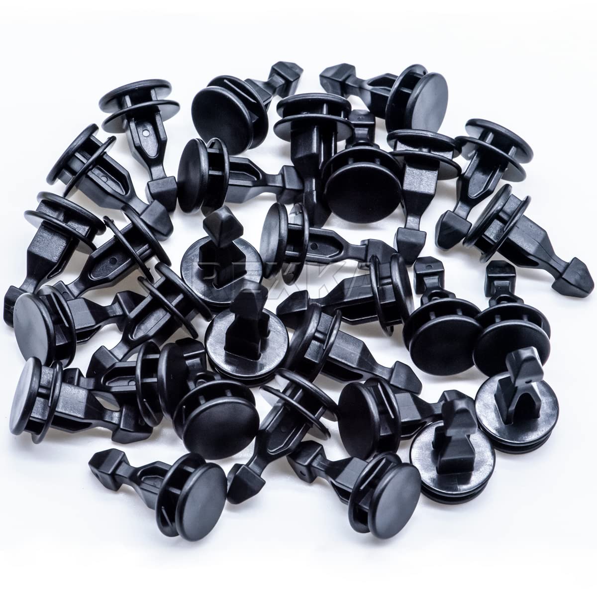 Rexka 30pcs Striker Engine Cover Retainer Clips for Honda Odyssey, Pilot, Ridgeline & Acura MDX, RDX, TLX - One Size
