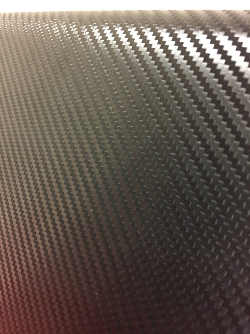 Vvivid+ Premium Black Carbon Fiber Vinyl Wrap Film (25Ft X 5Ft)