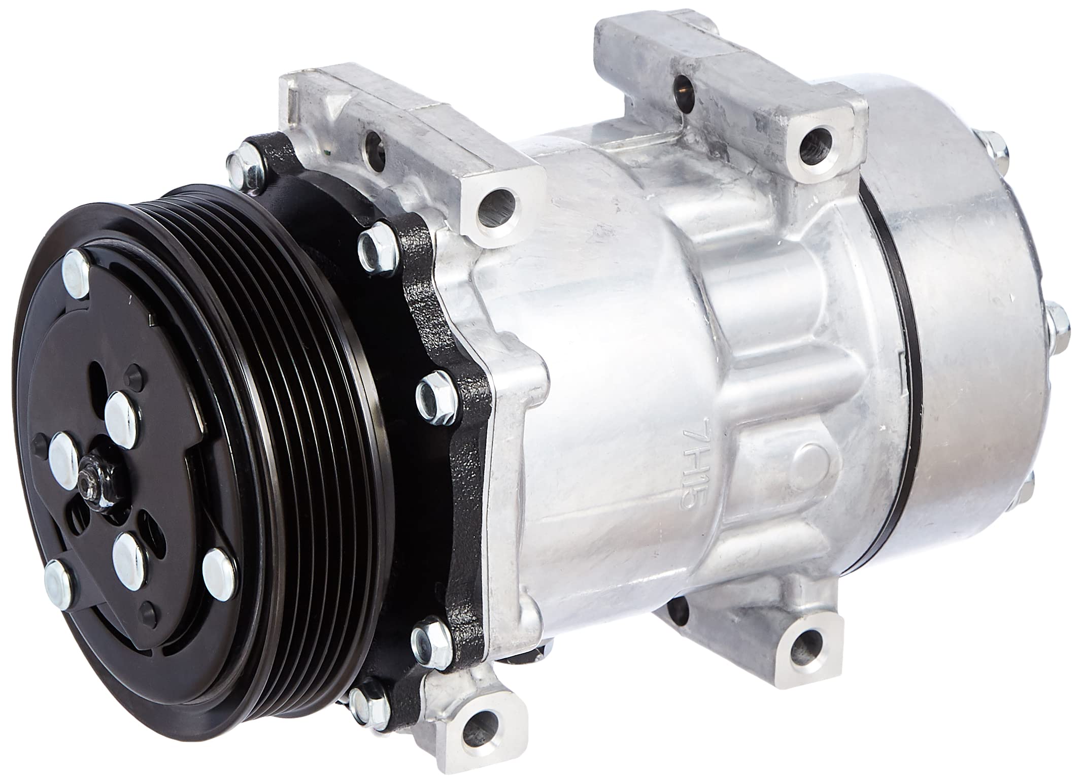 Denso 471-7005 New Compressor with Clutch , Grey