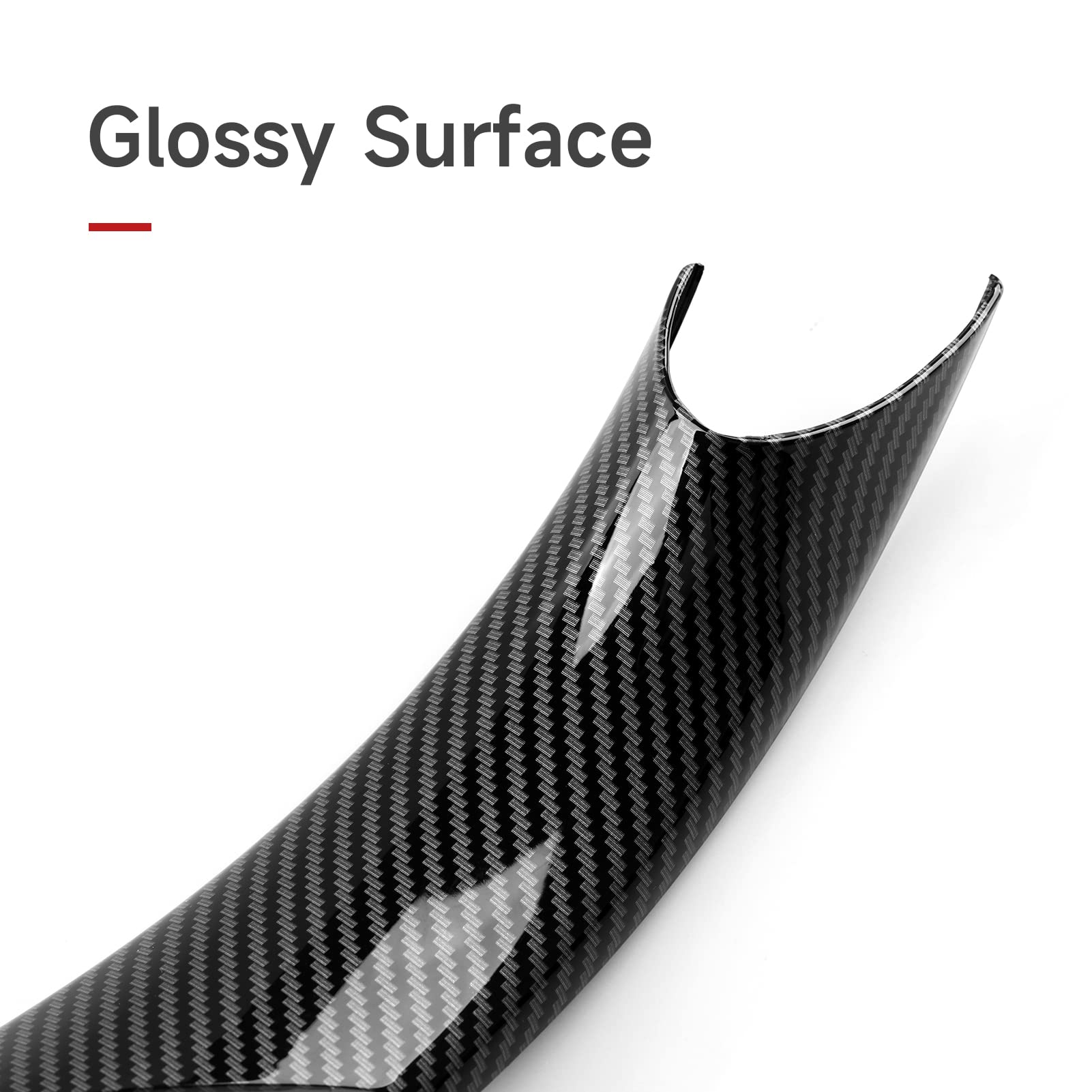 Hengyueshang Car Door Pull Handles Cover Carbon Style Abs Trim Decoration Fits For Bmw 3 4 Series F30 F31 F34 3Gt F32 F33 F36 Interior Accessories