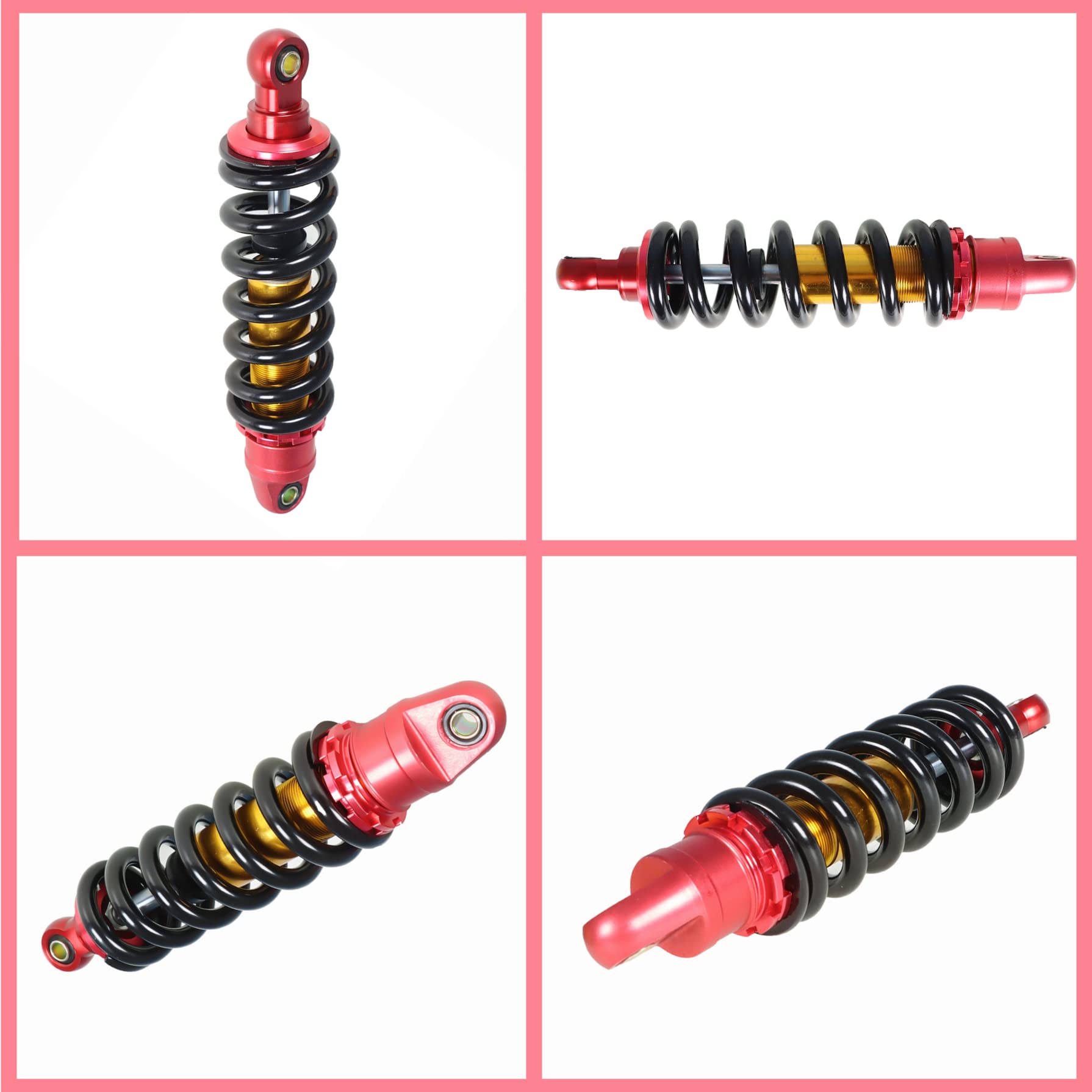 GXYWADY 11 Motorcycle Rear Shock Absorber Suspension Replacement for Yamaha TTR90 PW80 Honda CRF70 XR100 Kawasaki SSR110 Quads P
