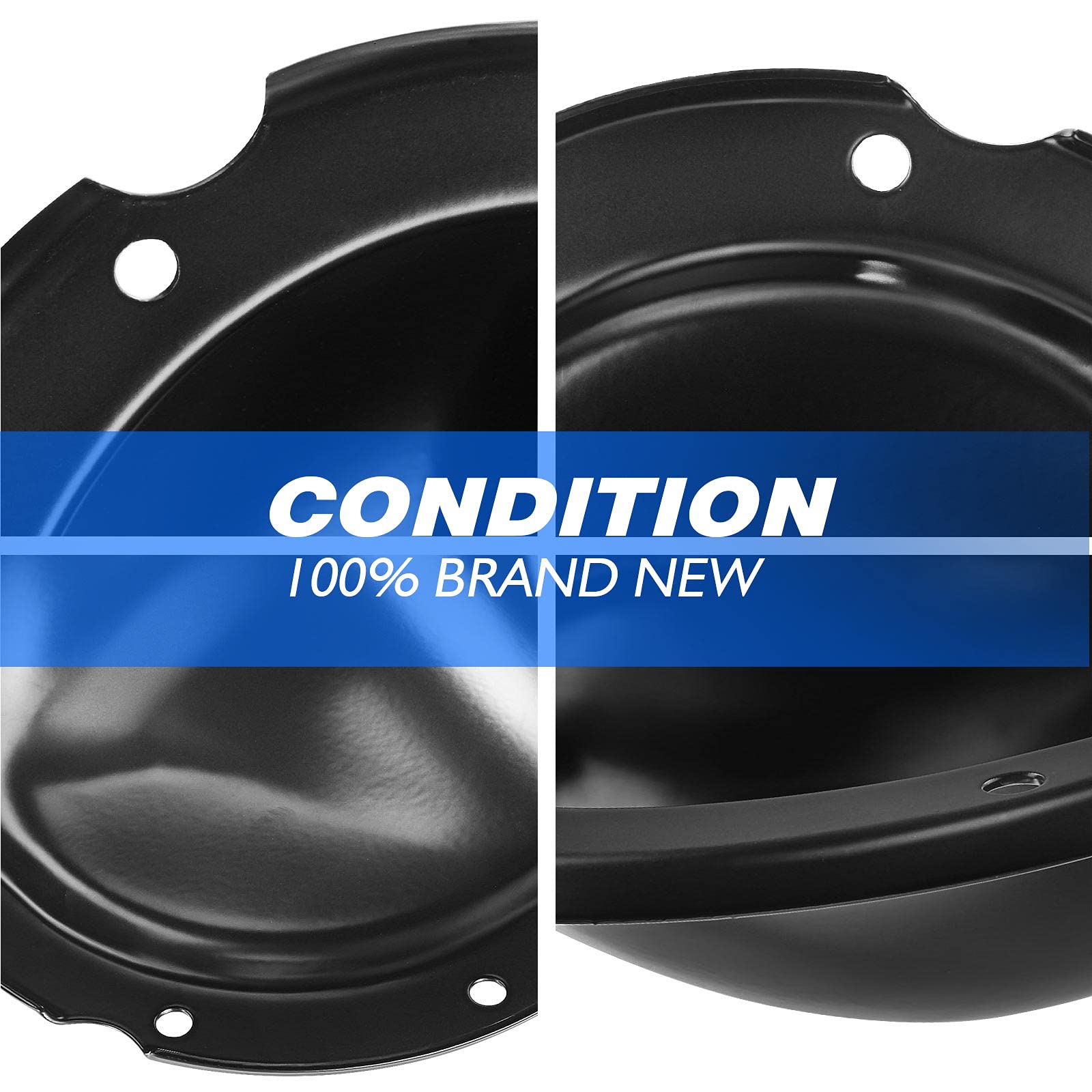 YHTAUTO Rear Differential Cover & Gasket Set for Ford F-150, Explorer, Ranger, Expedition, E-Series, Mercury - 10 Bolt, 8.8 Ring Gear
