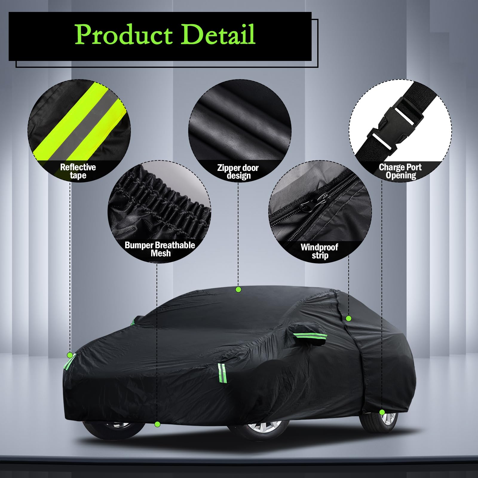 Car Cover Custom Fit For Toyota Camry 1996-2025, For Honda Accord 2001-2025, Waterproof All Weather For Automobiles Full Exterio