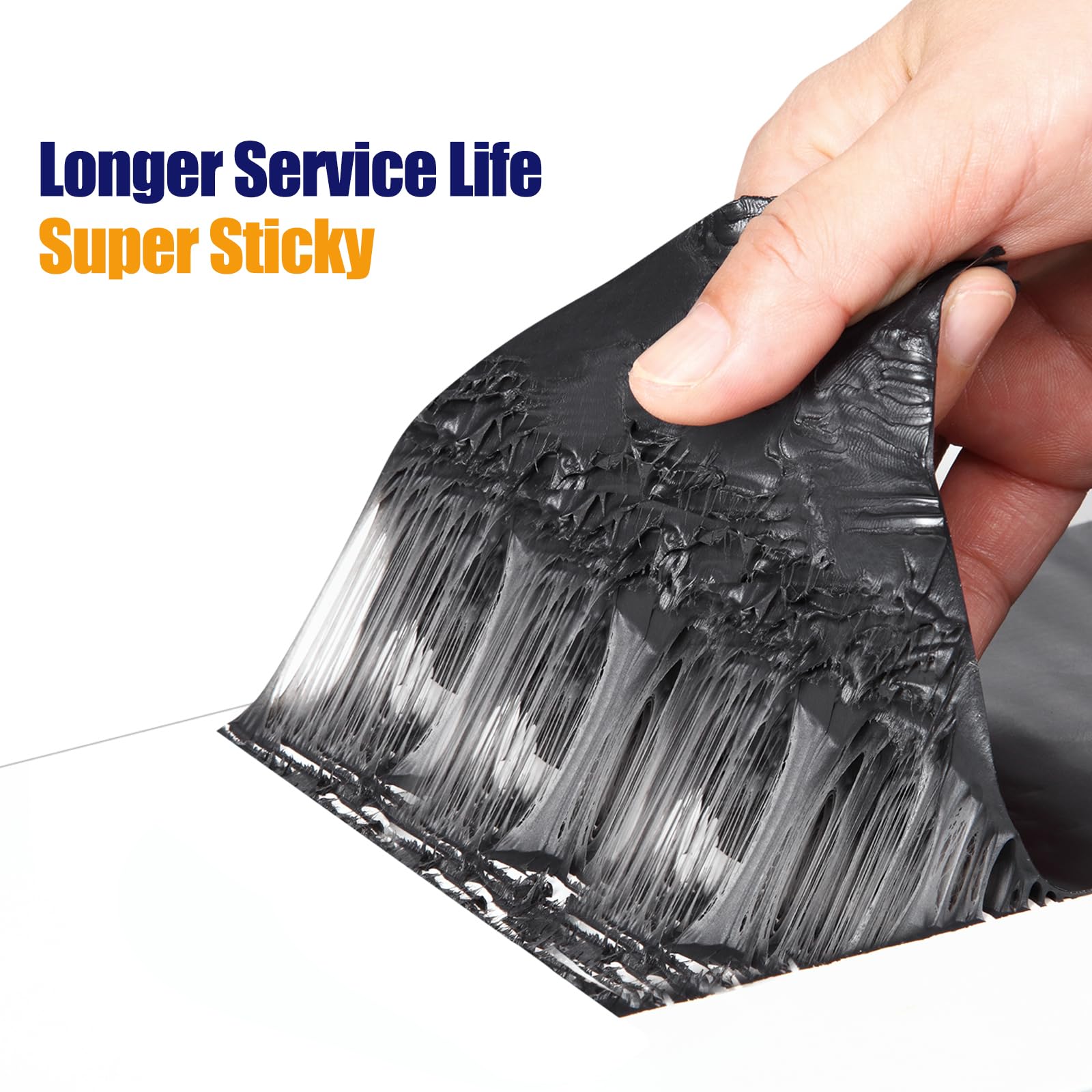 Butyl Sealant Tape, RV Roof Tape Black, 6 Inch x 50 Feet RV Repair Sealant Waterproof Tape, UV & Weatherproof Butyl Roofing Tape
