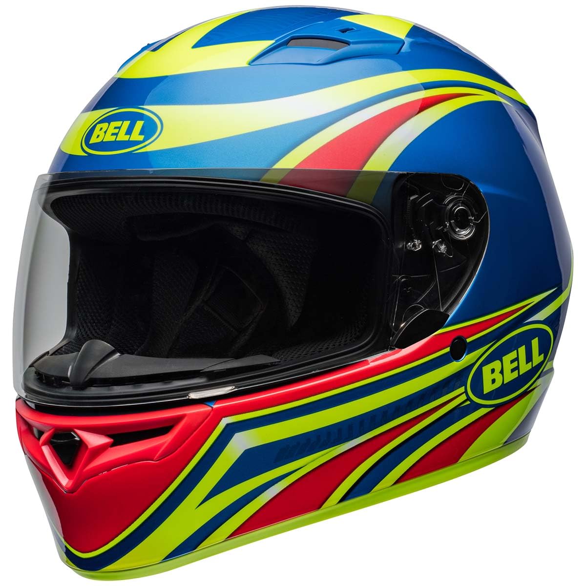 Bell Qualifier Full-Face Motorcycle Helmet (Gloss Conduit Retina Sear/Blue - Medium)
