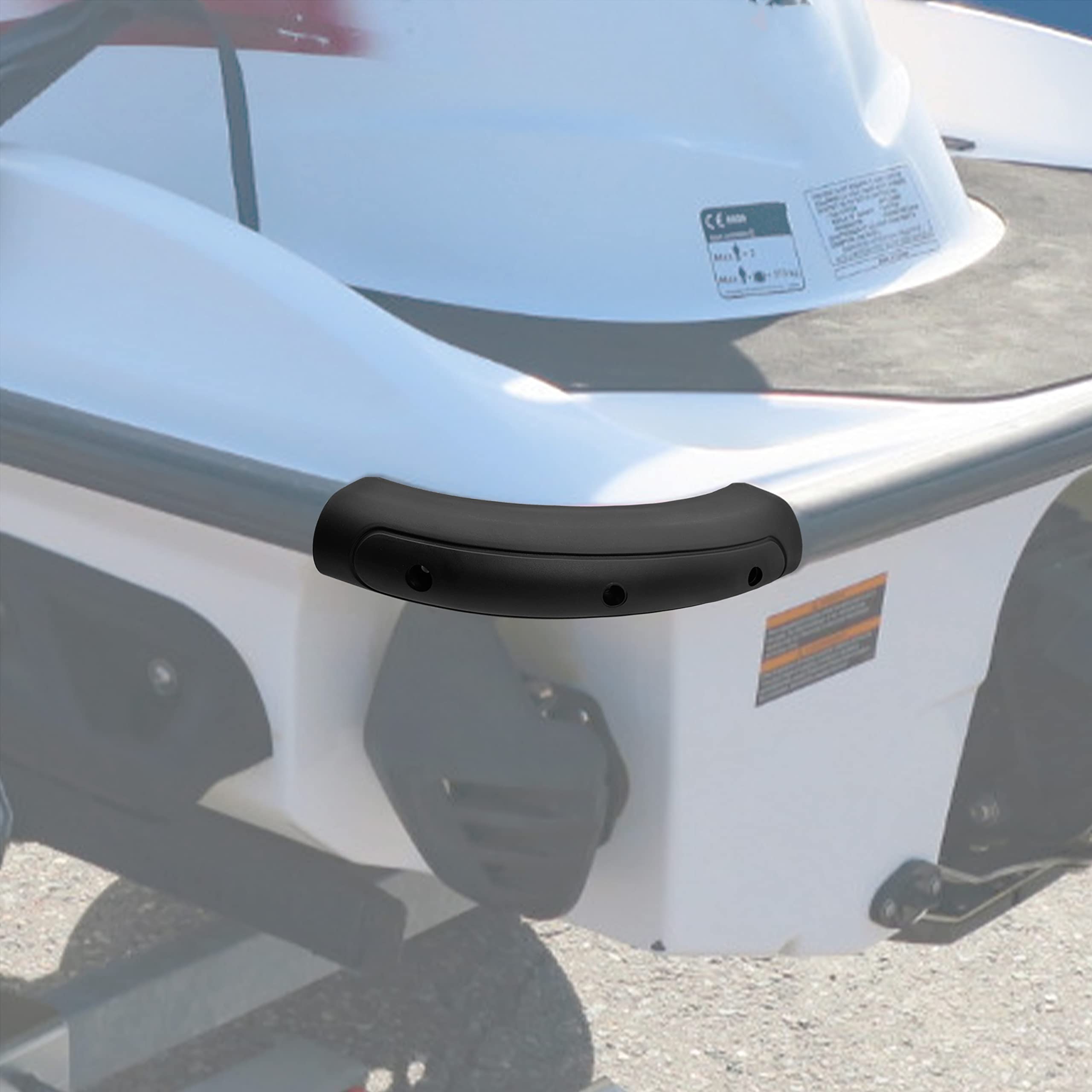 Sautvs Rear Bumper Corner Cap Kit For Sea-Doo Gti Gtx Rxp X Rxt Wake Pro Se Accessories (2Pcs, Replace Oem #291002244)