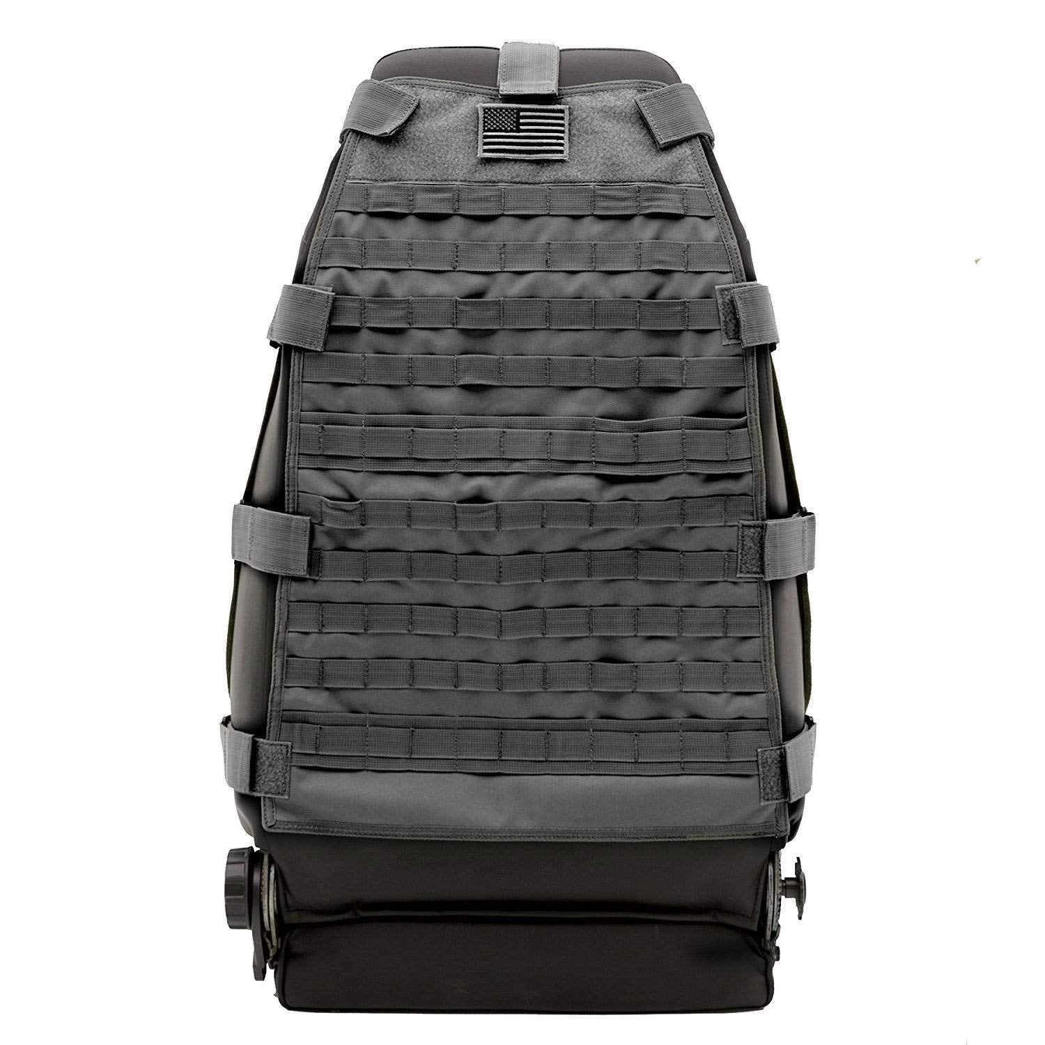 Smittybilt GEAR Seat Cover Front Black - Model 5661001, Durable Polyester Material
