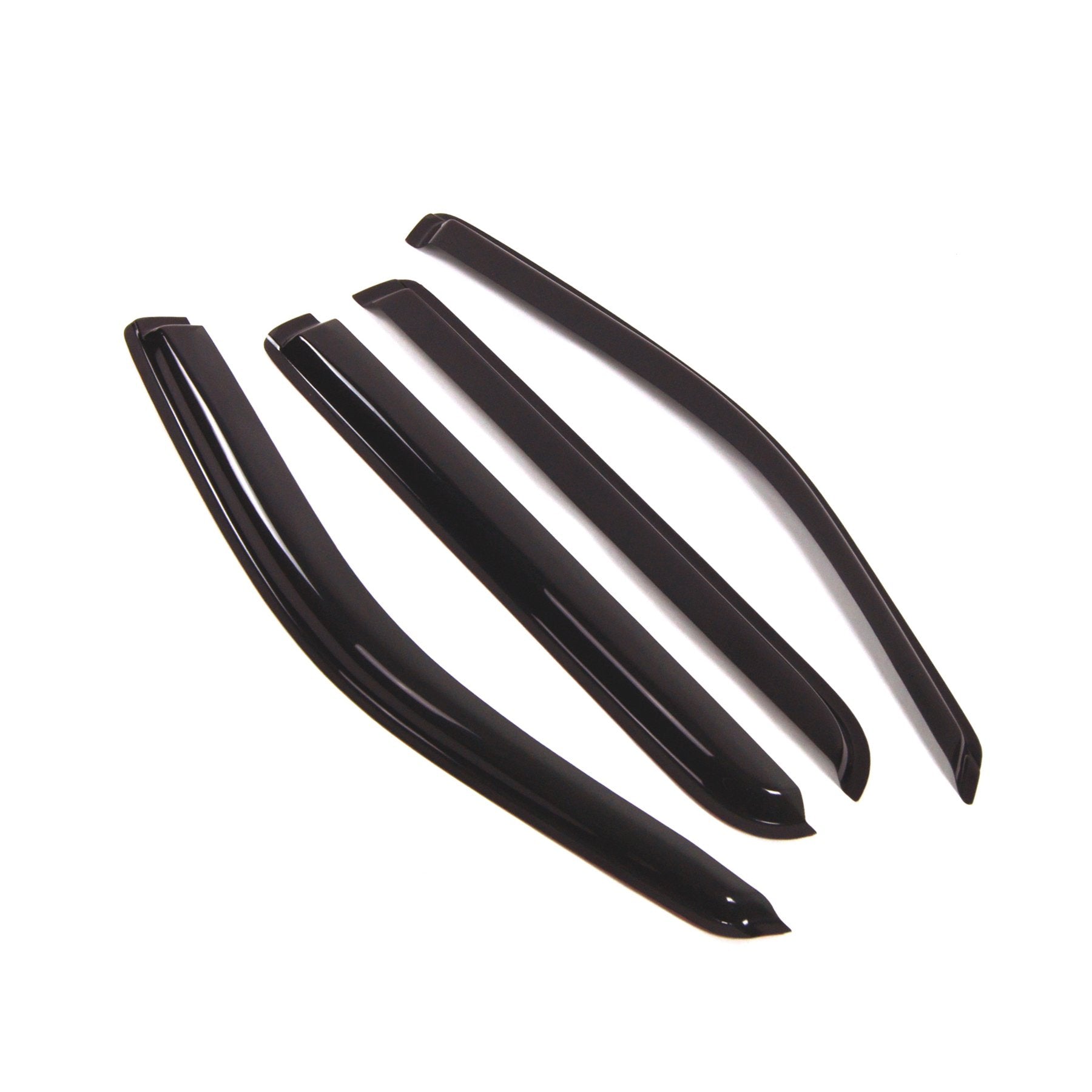Tuningpros Outside Mount Window Vent Visors Rain Guards Compatible With Lincoln Aviator 2003-2005 | Side Window Wind Deflectors