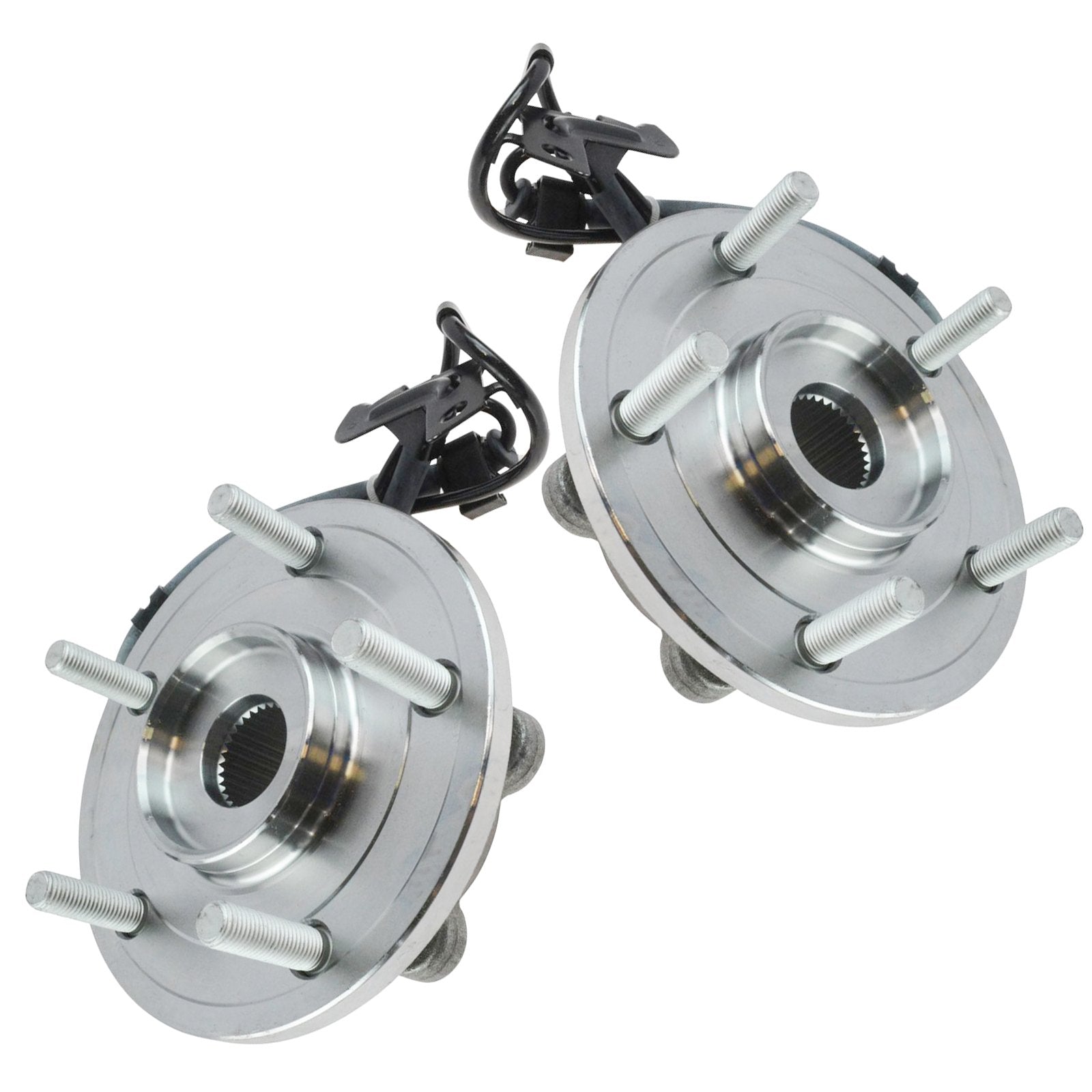 Trq Rear Wheel Hub Bearings Assembly Set Compatible With 2009-2020 Dodge Journey