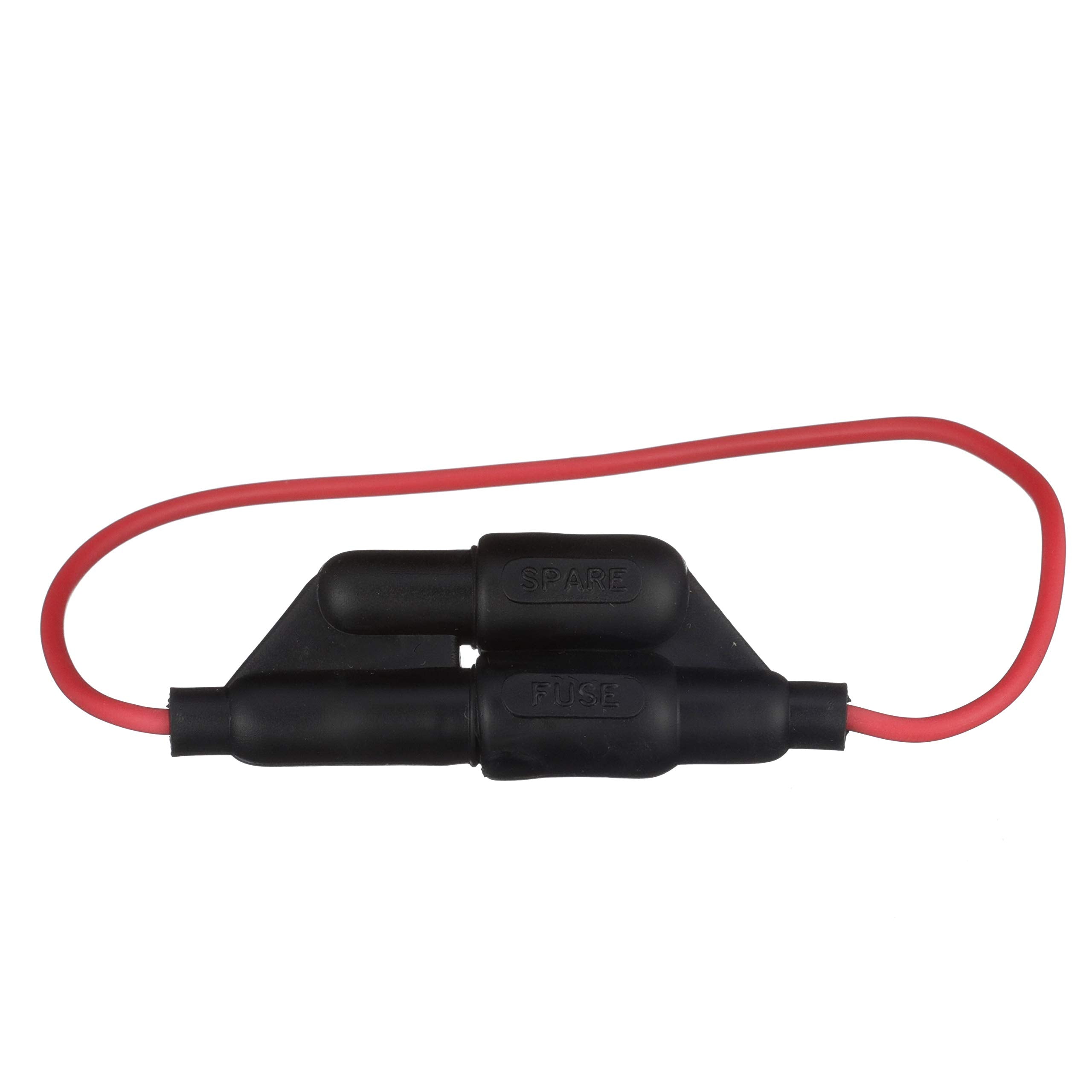 Seachoice In-Line Fuse Holder With Spare, Waterproof, 10 Amp Fuse