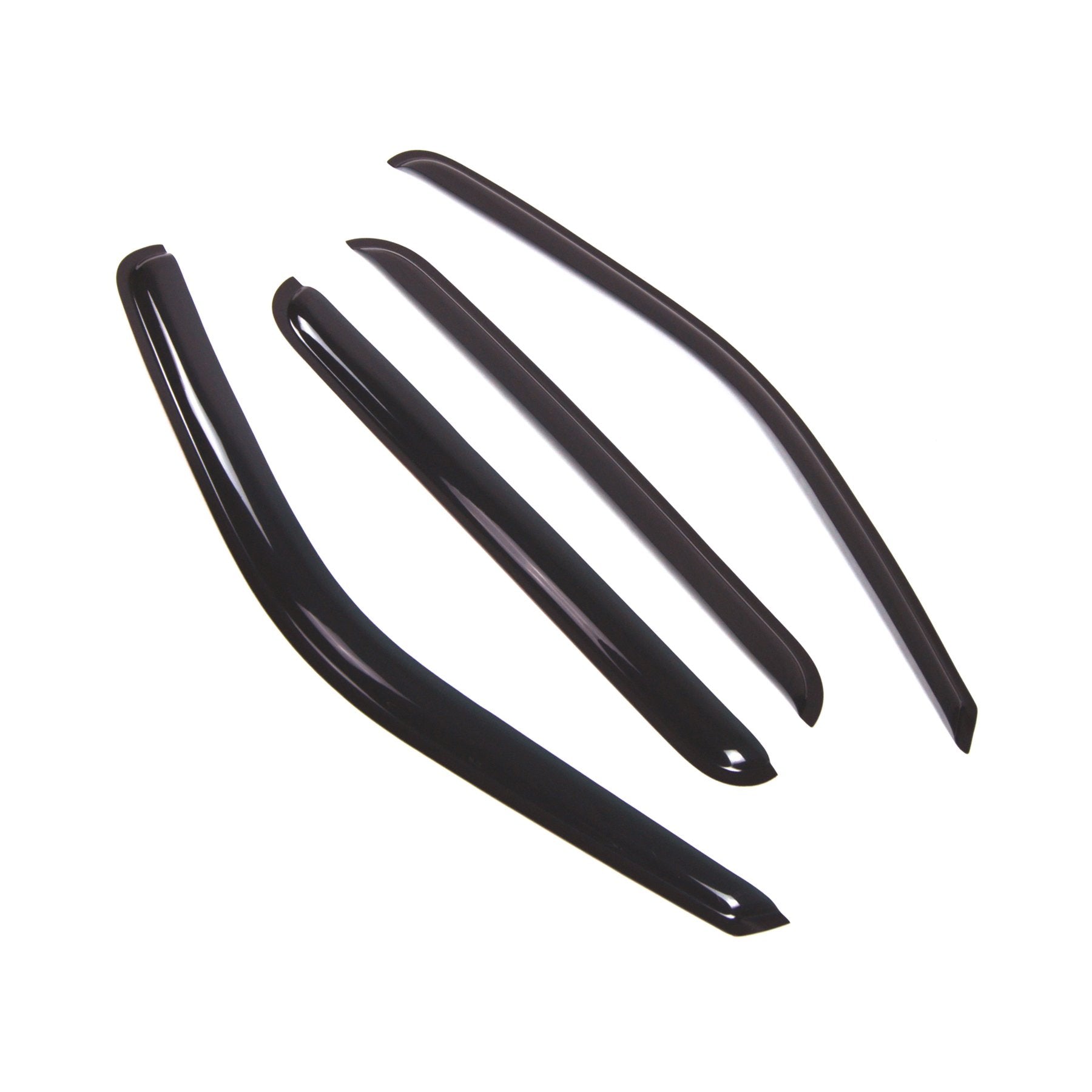 Tuningpros Outside Mount Window Vent Visors Rain Guards Compatible With Ford Excursion 2000-2002 | Side Window Wind Deflectors R