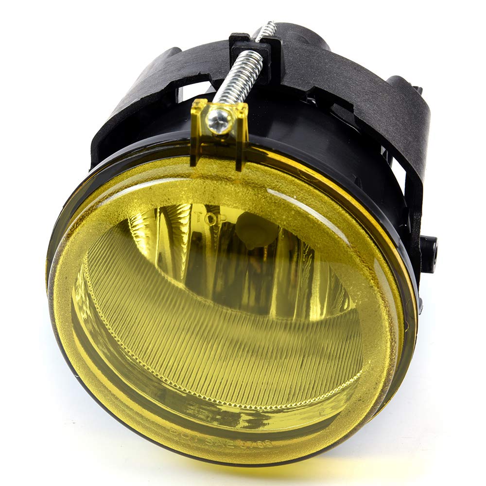 Grand Orange Fog Lights Assembly Driving Fog Lamps Compatible With Dodge Charger 2006-2009 / Fit Challenger 2008-2010 Bumper Fog