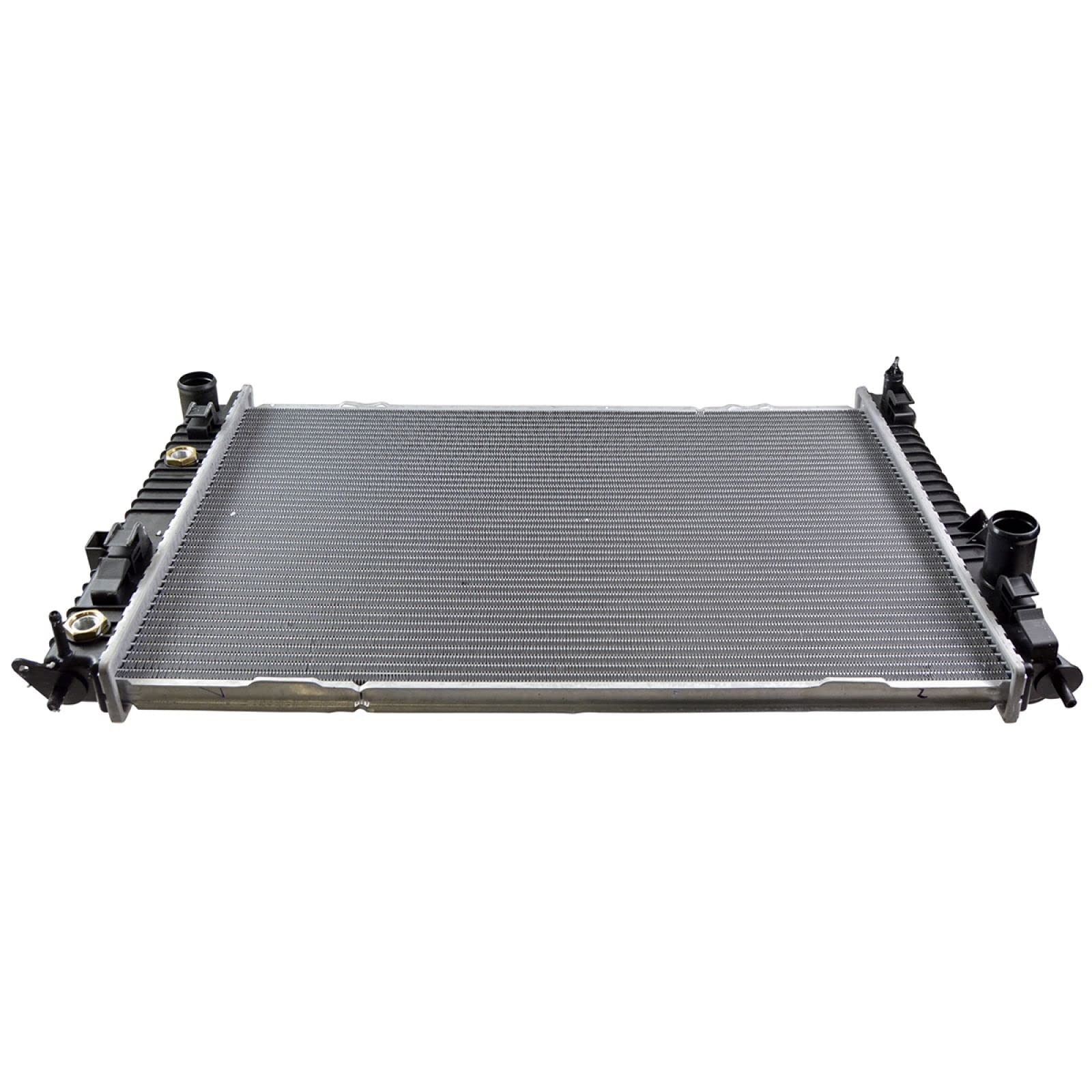 Trq Radiator Assembly Aluminum Core Compatible With 10-12 Ford Fusion 07-12 Lincoln Mkz 10-11 Mercury Milan Cu13126 Fo3010289