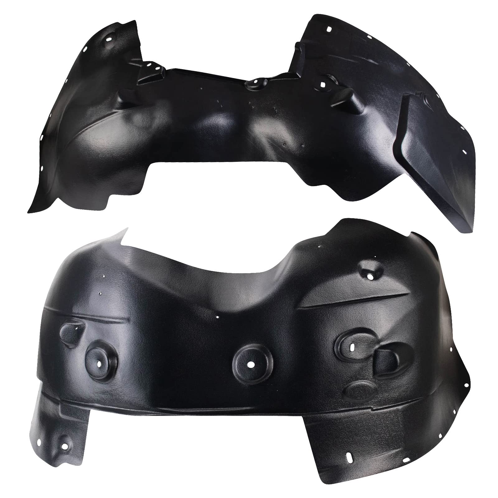 Trq Inner Fender Liner Set Compatible With 2008 Cadillac Escalade Ext Chevrolet Avalanche Gm1248179 Gm1249179