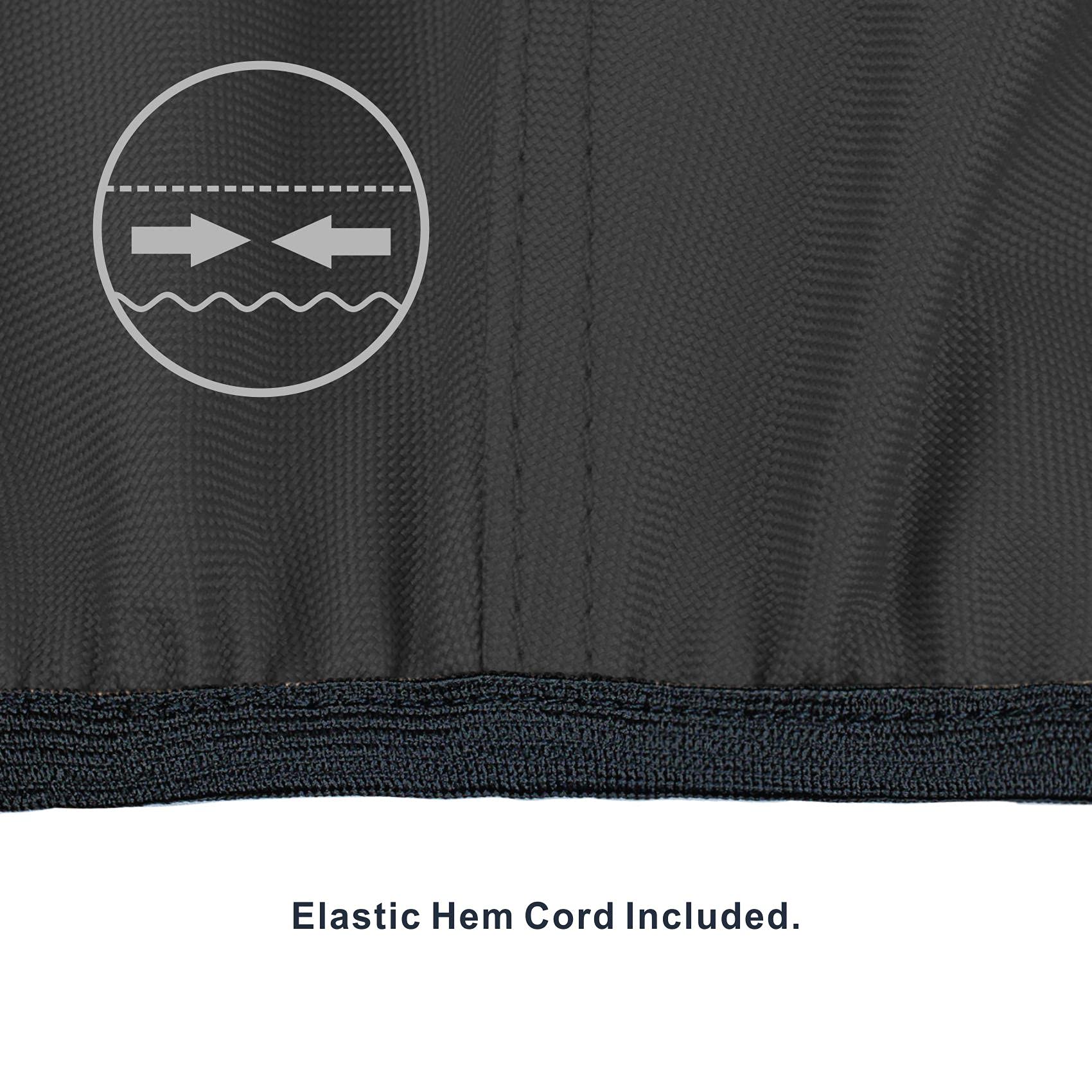 Explore Land Tire Covers 2 Pack - Tough Tire Wheel Protector For Truck, Suv, Trailer, Camper, Rv - Universal Fits Tire Diameters 29-31.75 Inches, Black & Gray