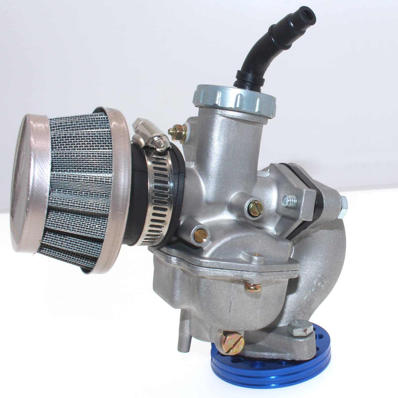 RUITONDA PZ20 Carburetor for 125/110/90/70/50 ATV & Dirt Bikes - 4-Stroke Engine with Inlet Pipe Manifold Kit