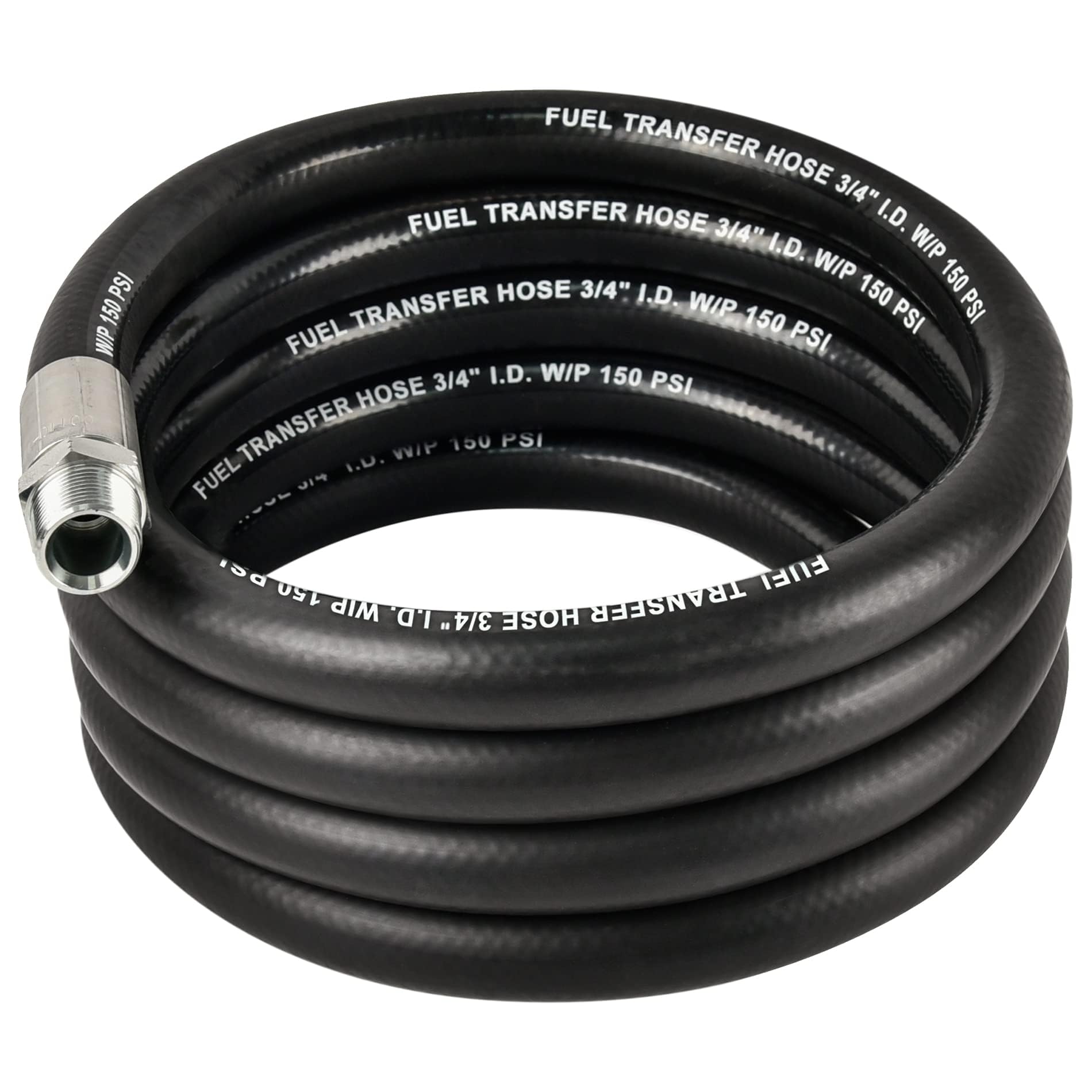 Evil Energy 3/4 '' Fuel Transfer Hose 14Ft,Farm Fuel Hose For Dispensing Diesel Gasoline Kerosene Biodiesel