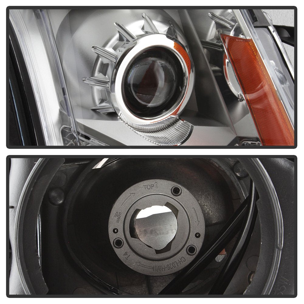 Acanii - For [Halogen Model Only] 2010-2016 Cadillac Srx Projector Headlight Headlamp Replacement - Passenger Side Only