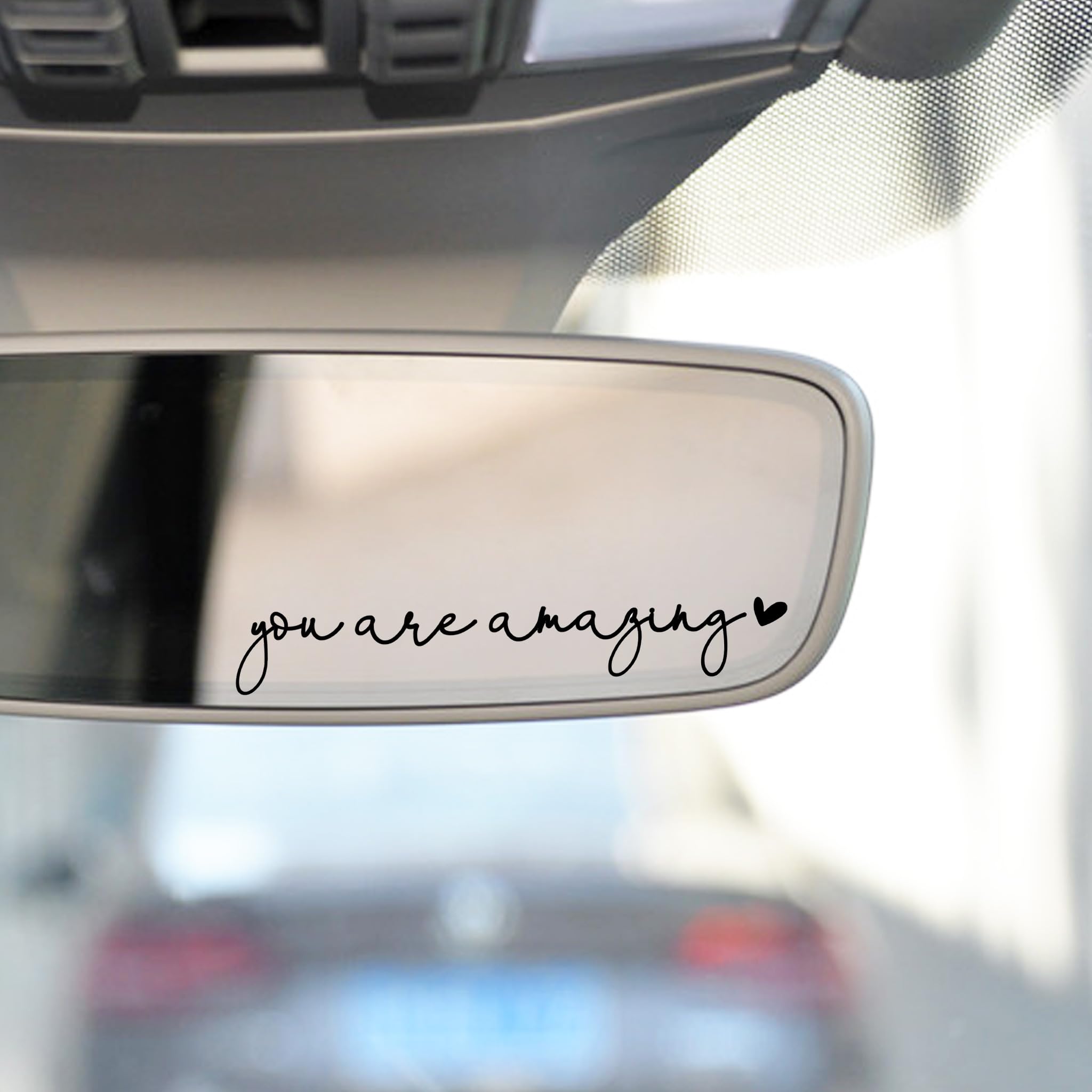 2 X You Are Amazing Vinyl Sticker Mirror Decor Car Decal For Women Affirmation Reminder Sticker For Her New Car Decor Water Bott