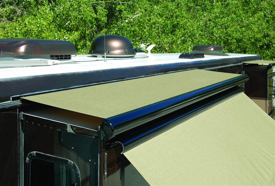 CAREFREE CO. Ascent CVR Awning, 148" Vinyl, Model B14862JV42, Black PBL42