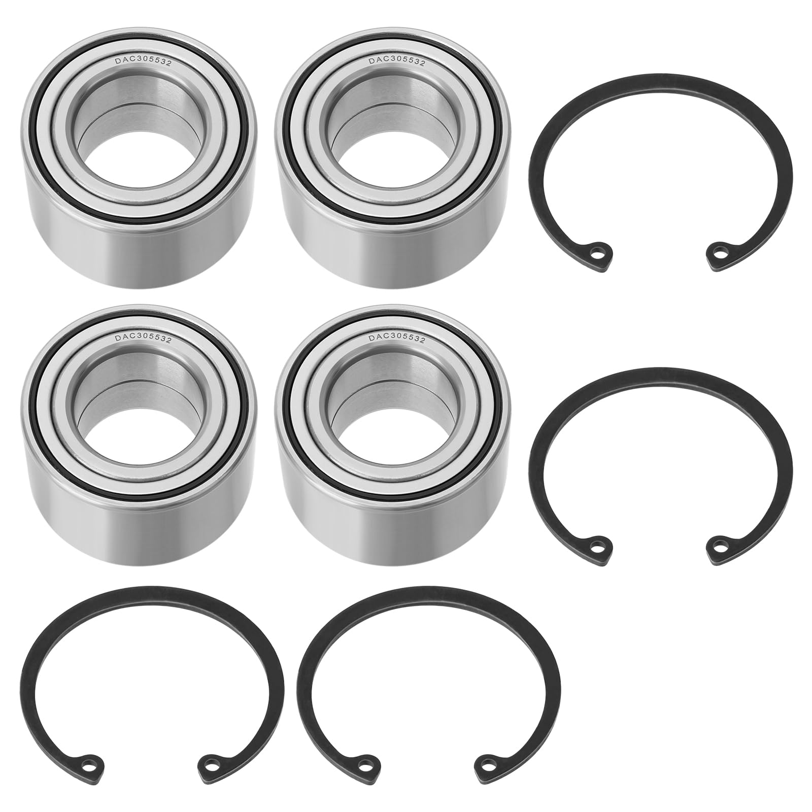 Front & Rear Heavy Duty Wheel Bearing Kit For Yamaha Grizzly 700 660 550 Kodiak 700 450