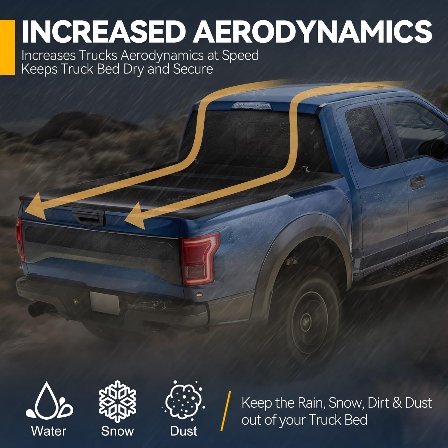 Auto Dynasty Soft Tri-Fold Truck Bed Tonneau Cover Compatible With 2004-2014 Ford F-150 8Ft/96Inch Fleetside Bed, Matte Black So