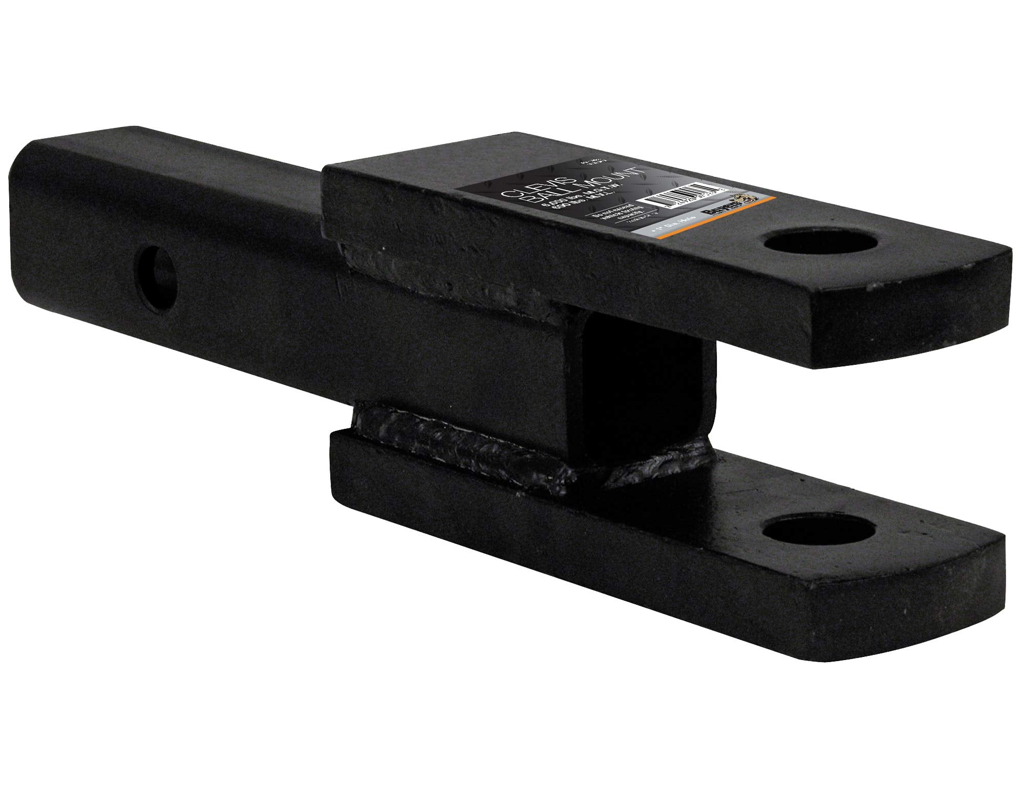 Buyers Products 1803060 Clevis Mount, 2 Inch Square Tubular Shank, 9-1/4 Inch Long, Accepts 1 Tow Ball or Clevis/Drop Pin, Fits 
