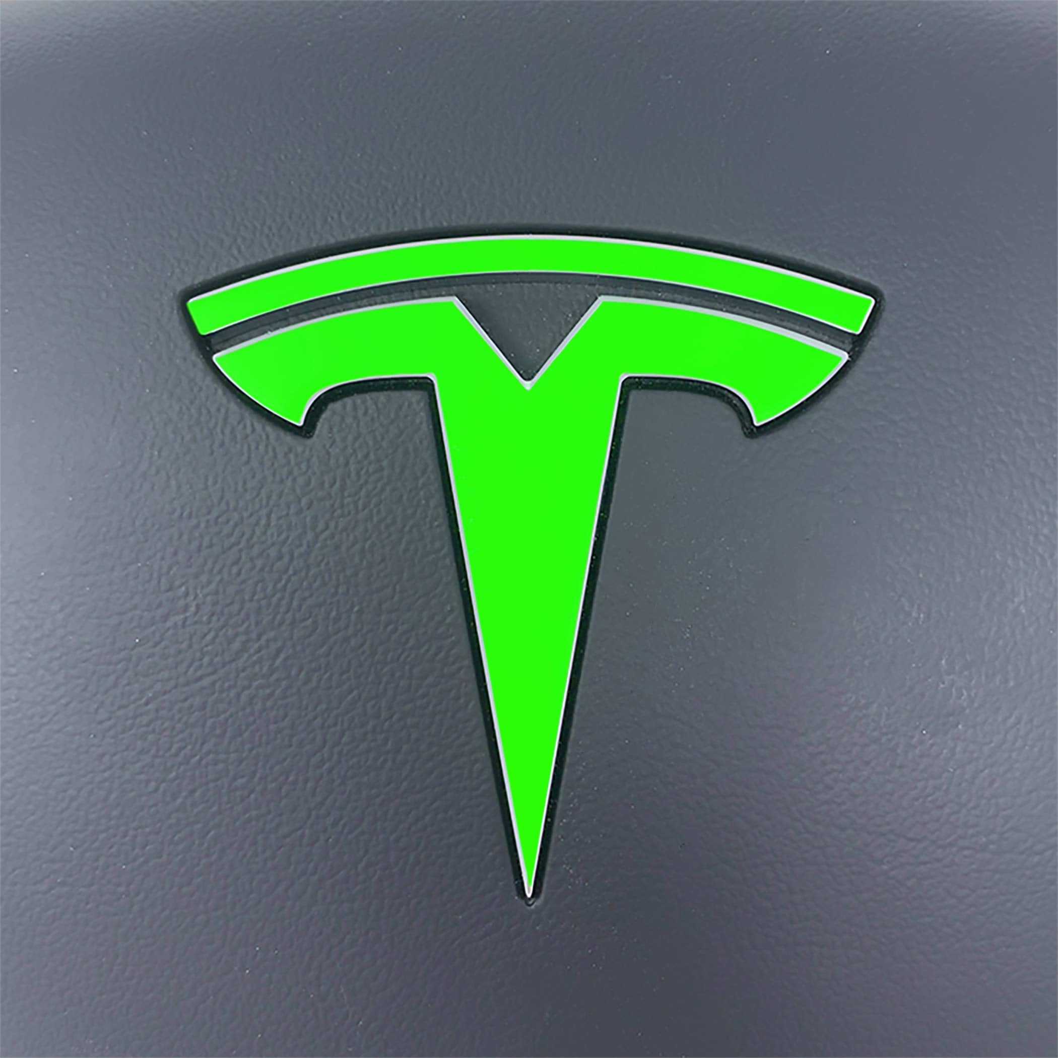 Custom Cut Graphics Vinyl Decal Wrap for Tesla Model 3 - Satin Neon Green, Model 3BUNDLE