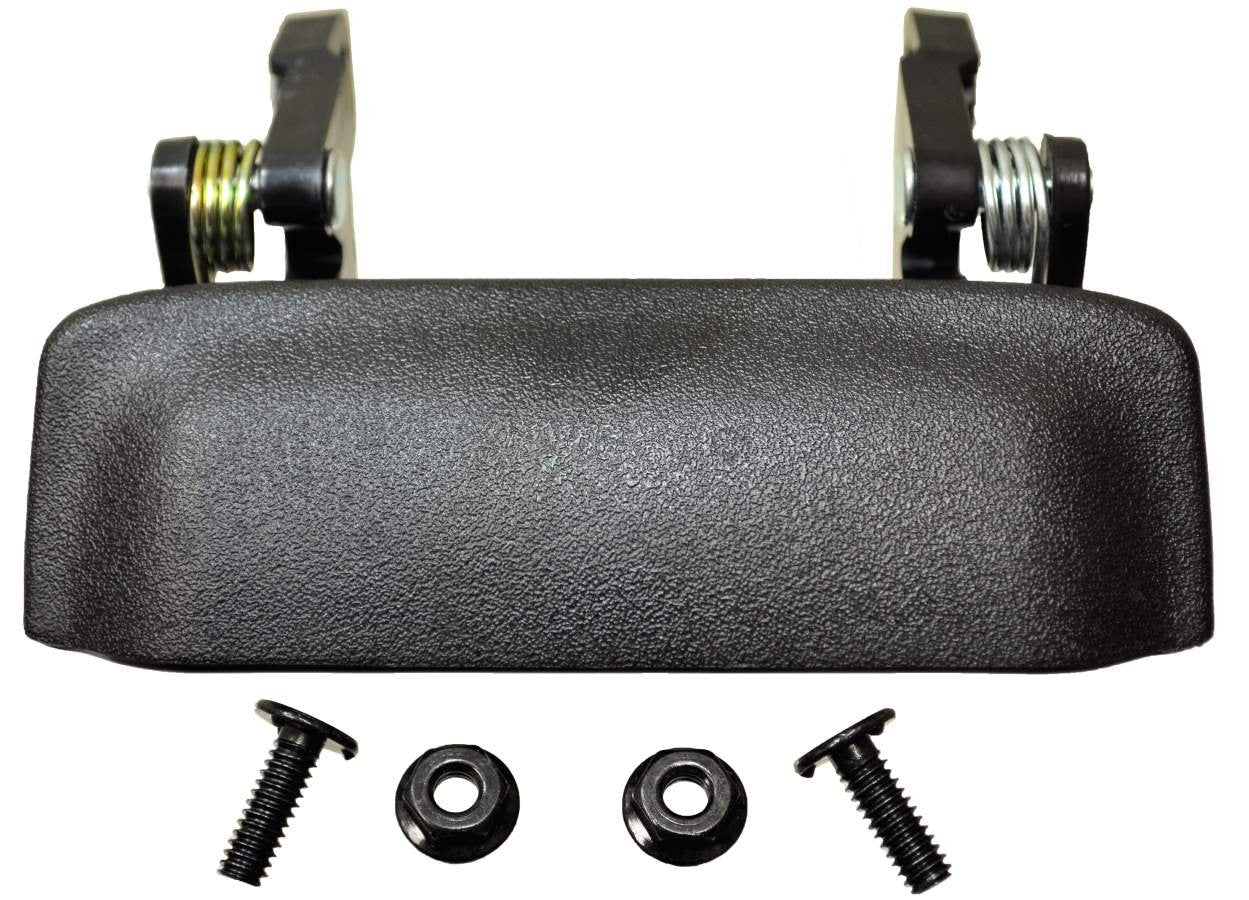 PT Auto Warehouse FO-3545A-F - Outside Exterior Outer Door Handle, Textured Black - Front (Left = Right)