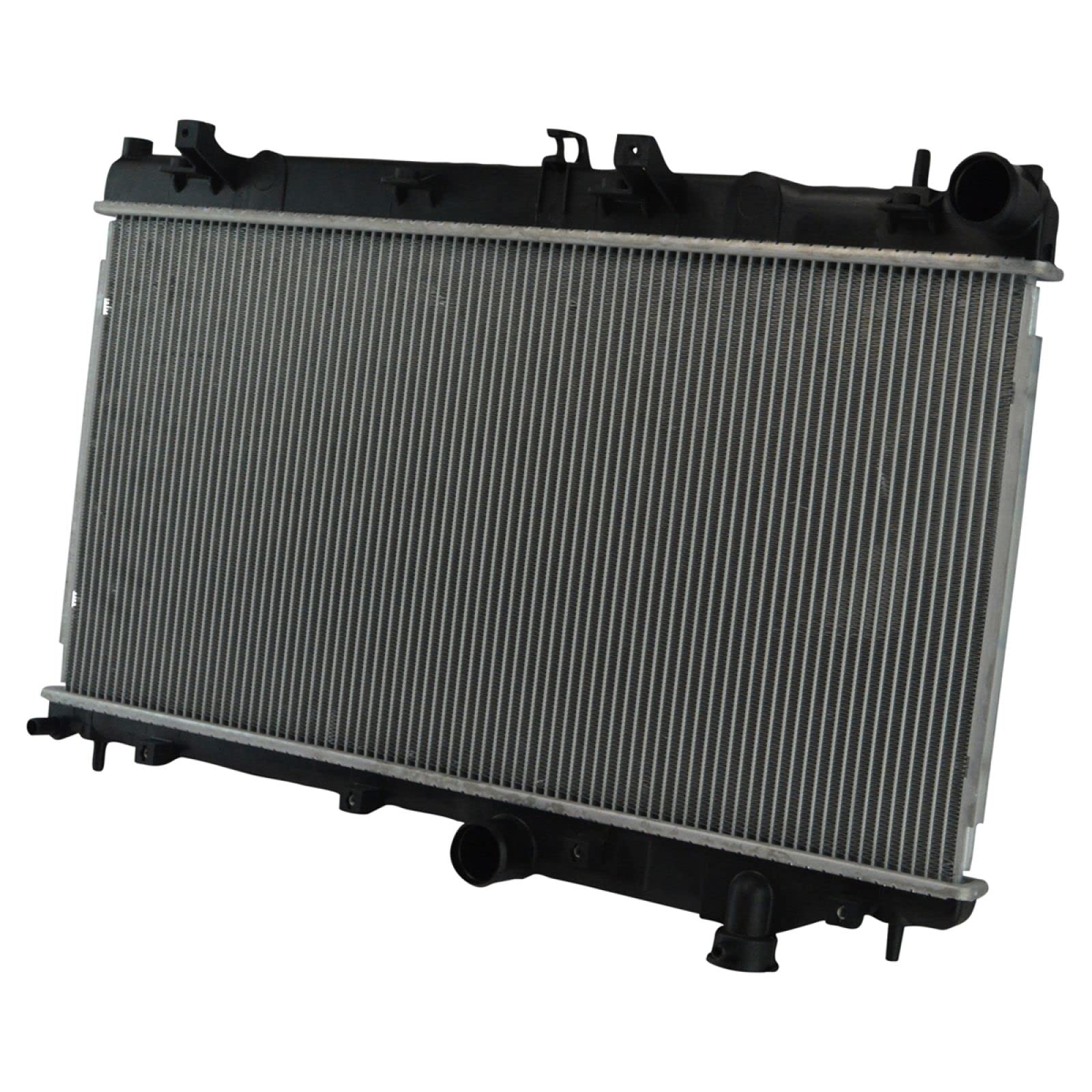 Trq Radiator Assembly Aluminum Core Compatible With 16-17 Subaru Crosstrek 09-13 Forester 08-14 Impreza 13-15 Xv Crosstrek Cu130