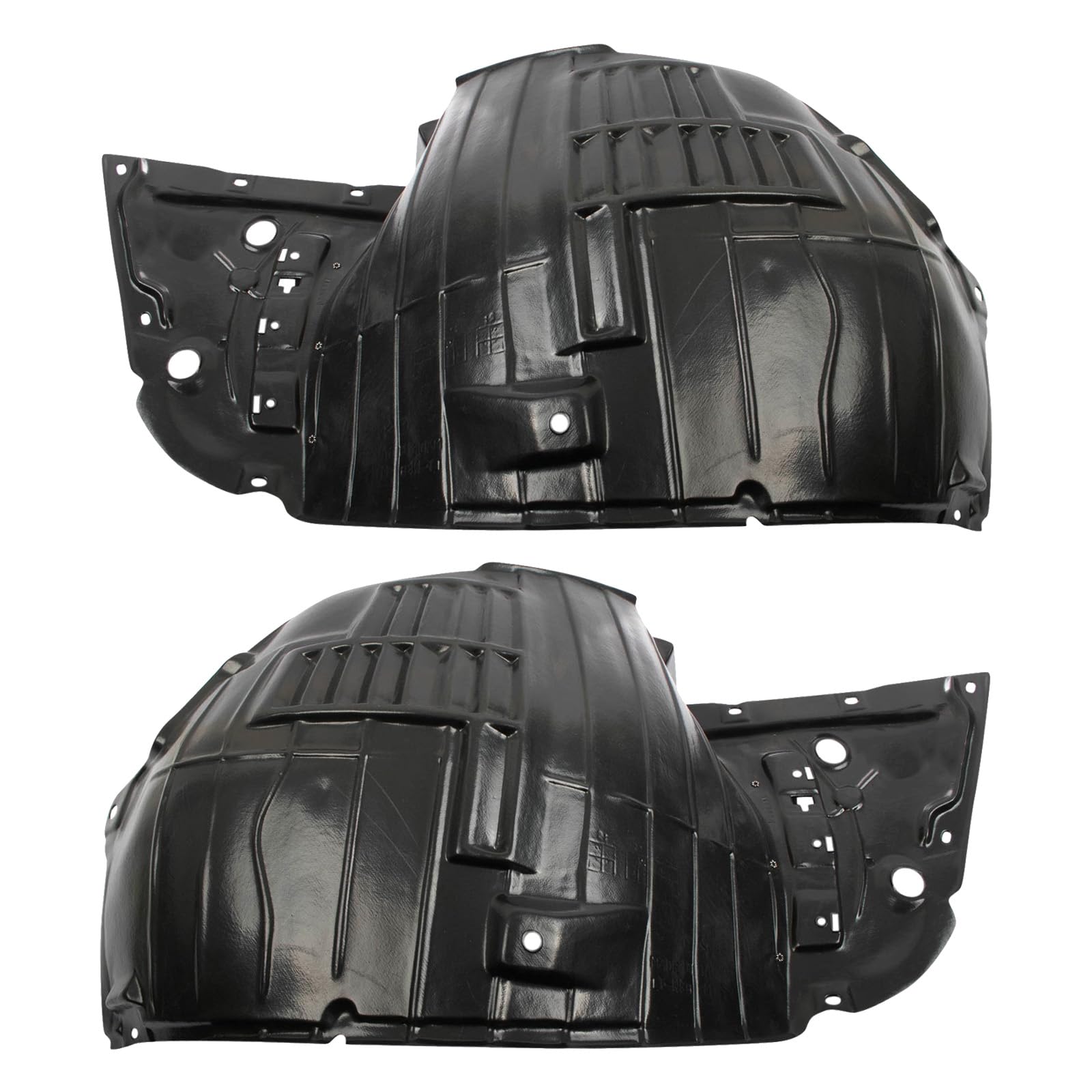 Trq Inner Fender Liner Set Compatible With 2014-2022 Infiniti Q50 In1248130 In1249130