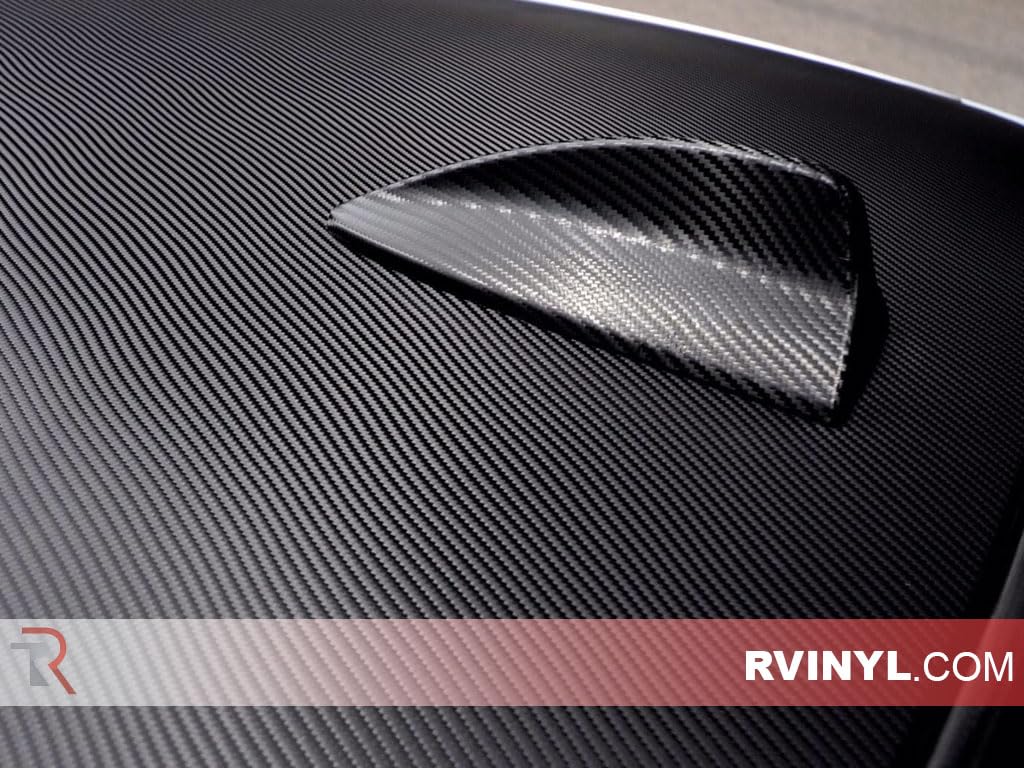 3M 2080 Series Cf12 Black Carbon Fiber - 5Ft X 6Ft - 30Sq Ft - Dual Cast 3D Weave Embossed Vinyl Car Wrapping Film - Vehicle She