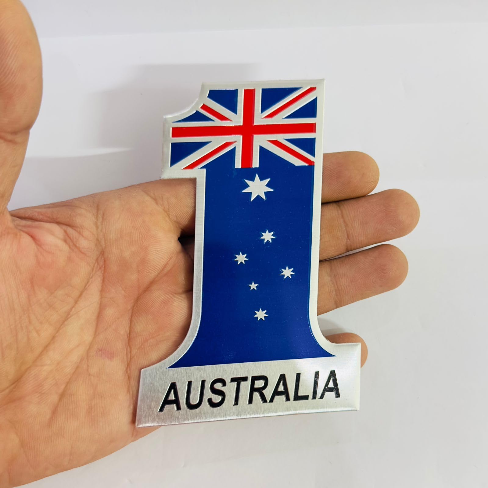 No One Australia Flag Sticker, Car Bike Laptop Metal Logo Car Emblem & Met.Al Lo.Go For Carr 3D Badge Auto Racing Universal Spor