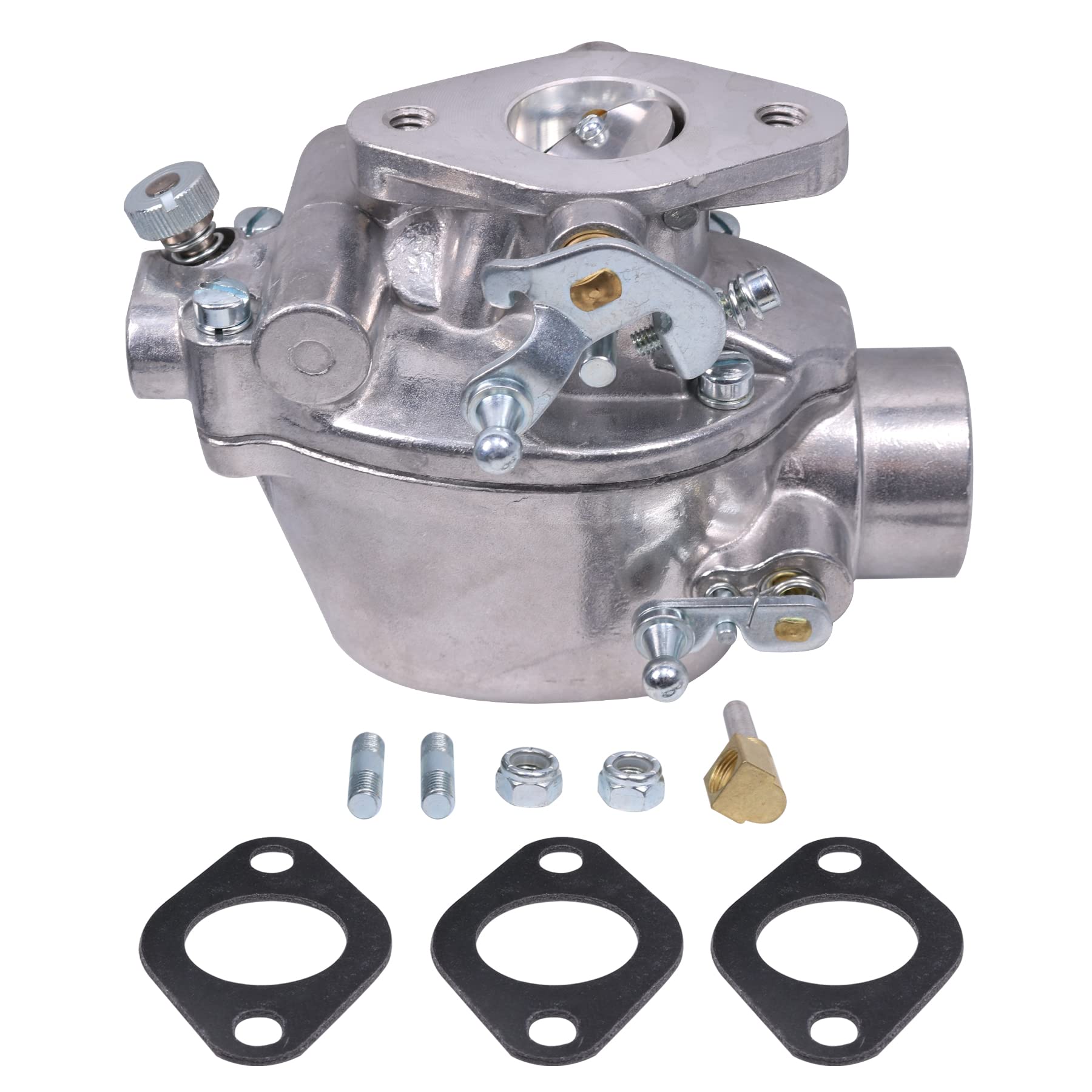 JDMSPEED New Heavy Duty 8N9510C-HD Marvel Schebler Carburetor with Gasket and Bolts Replacement For Ford Tractor 2N 8N 9N 1939-1