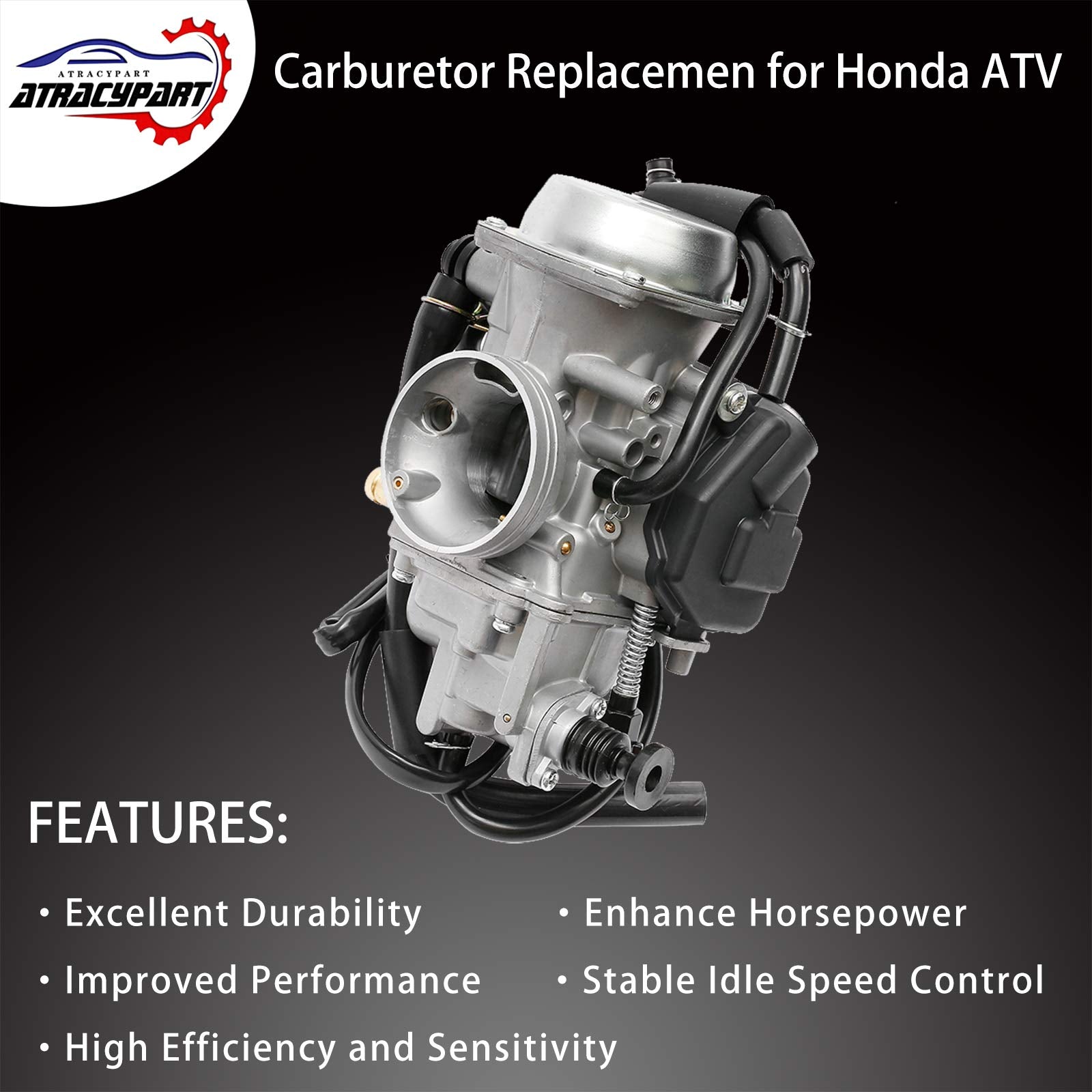 Carburetor for 2001-2005 Honda Foreman Rubicon 500 TRX500, 2005-2011 Honda Fourtrax Foreman 500 TRX500FE TRX500FM TRX500FPE TRX5