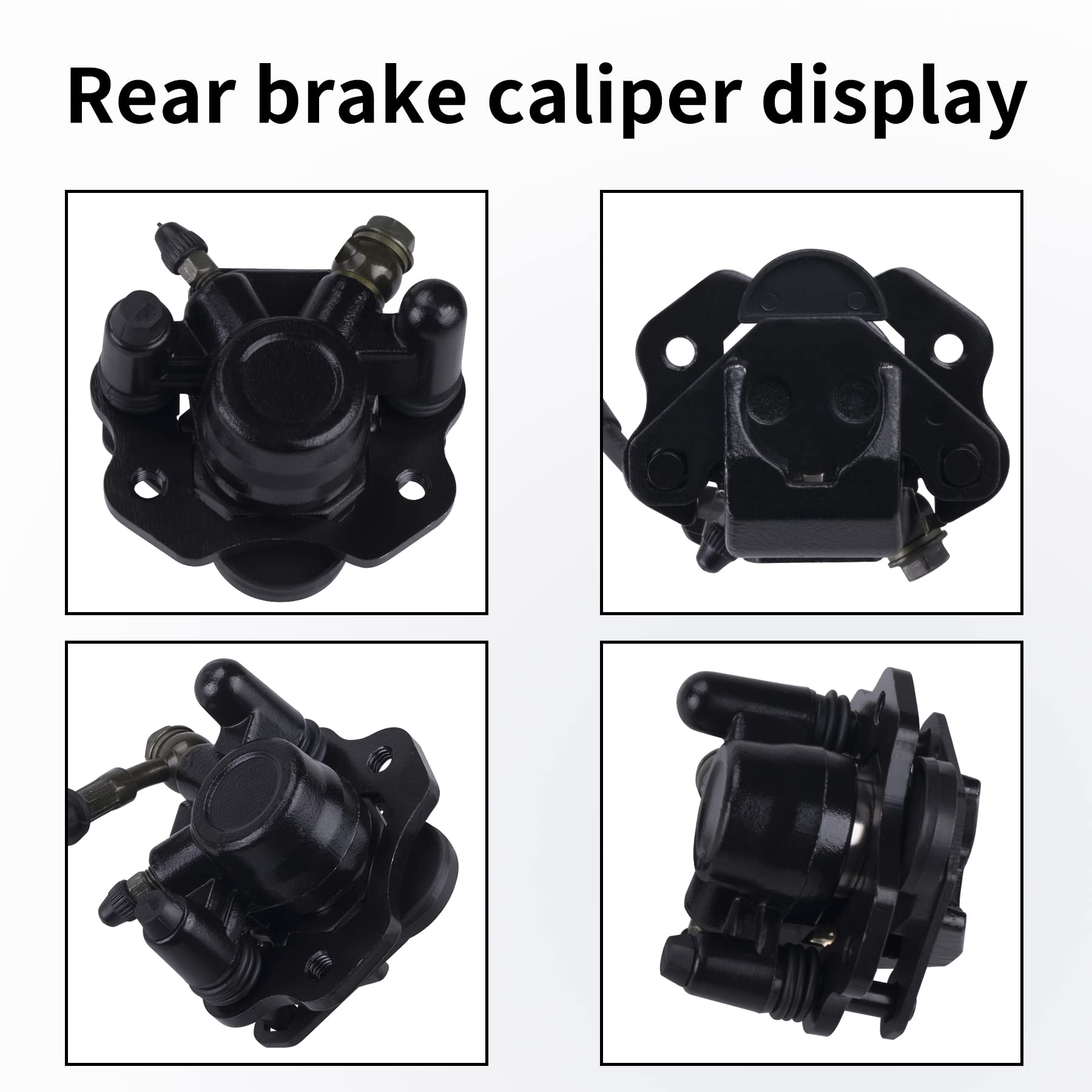 CNCMOTOK Rear Disc Brake Master Cylinder Caliper With Replaced Disc Brake Pad fit for 50cc 70cc 90cc 110cc 125cc Chinese TaoTao