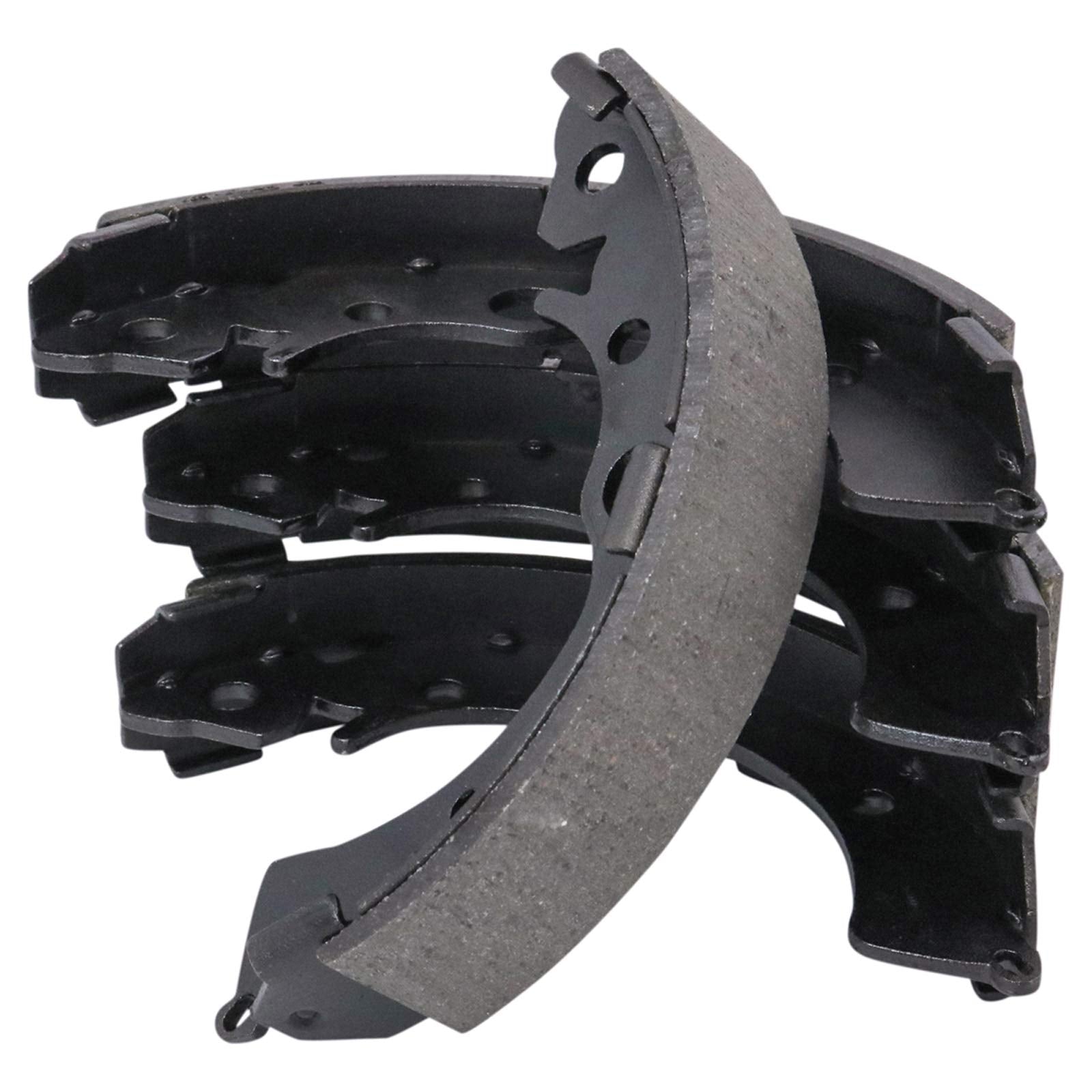 TRQ Rear Brake Shoes Set & 2 Drums Kit Left & Right Compatible with Honda Civic CRX Del Sol