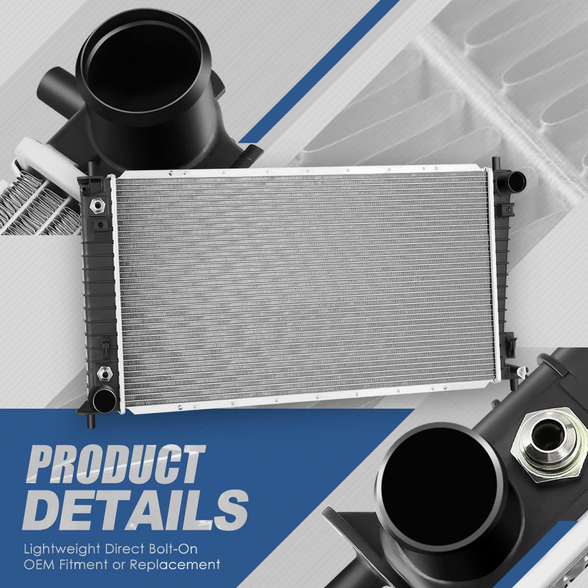 Auto Dynasty Radiator Compatible With 03-04 Ford F150 Heritage F250 F350 Super Duty Lobo Lincoln Blackwood 4.2L V6 4.6L 5.4L V8
