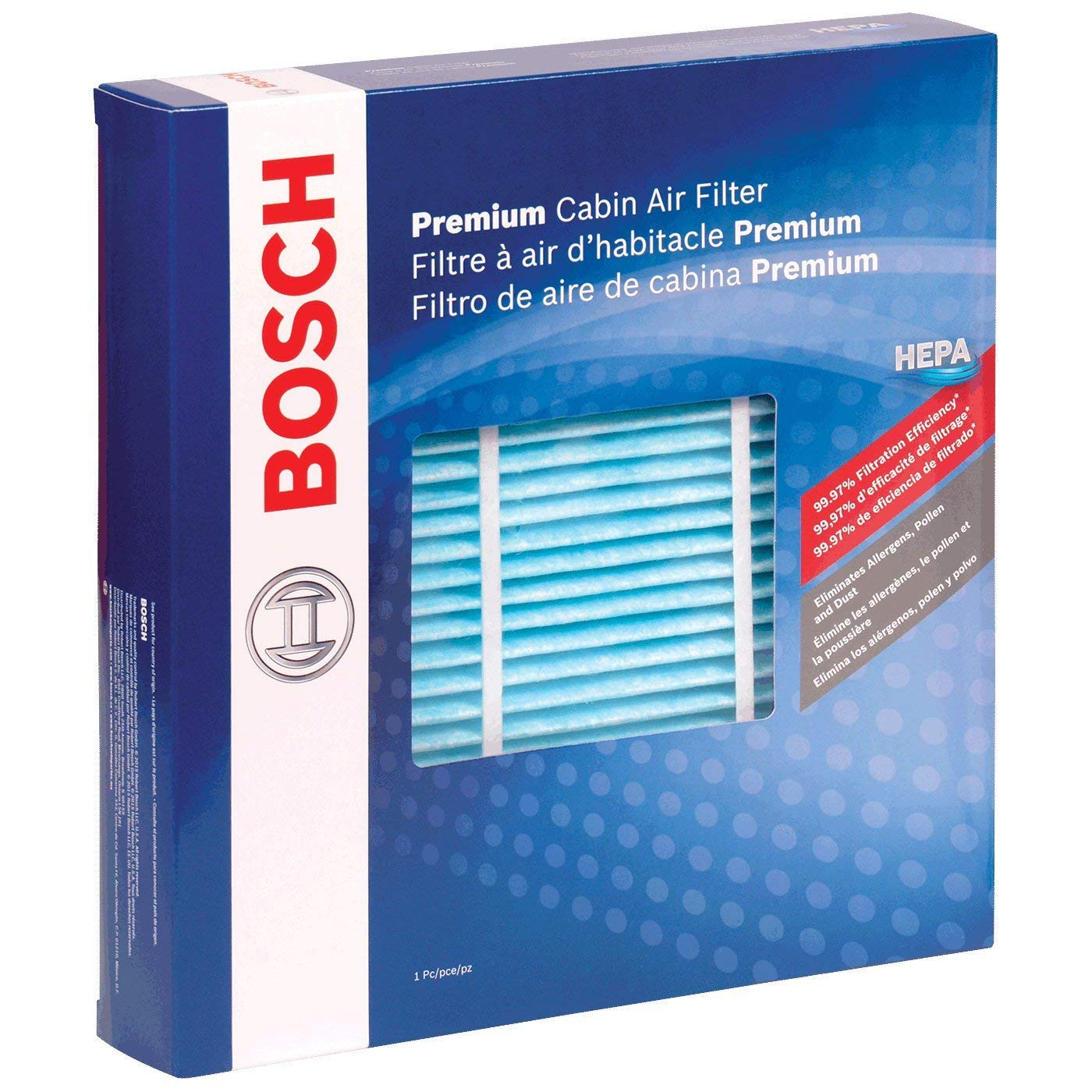 Bosch 6078C Hepa Cabin Air Filter - Compatible With Select Nissan Cube, Juke, Leaf, Sentra