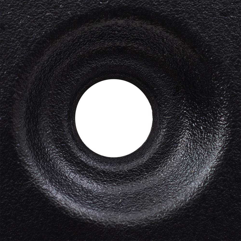 Autoandart Brock Aftermarket Replacement Front Driver Left Passenger Right Outside Door Handle Textured Black Set Compatible Wit