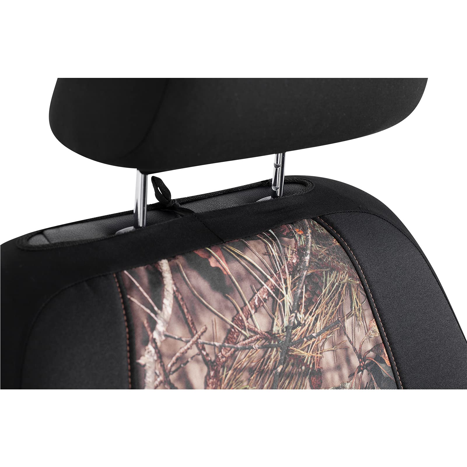 Mossy Oak Low Back Camo Seat Covers - Waterproof Oxford & Cotton, Airbag Compatible, Universal Fit for Bucket Seats