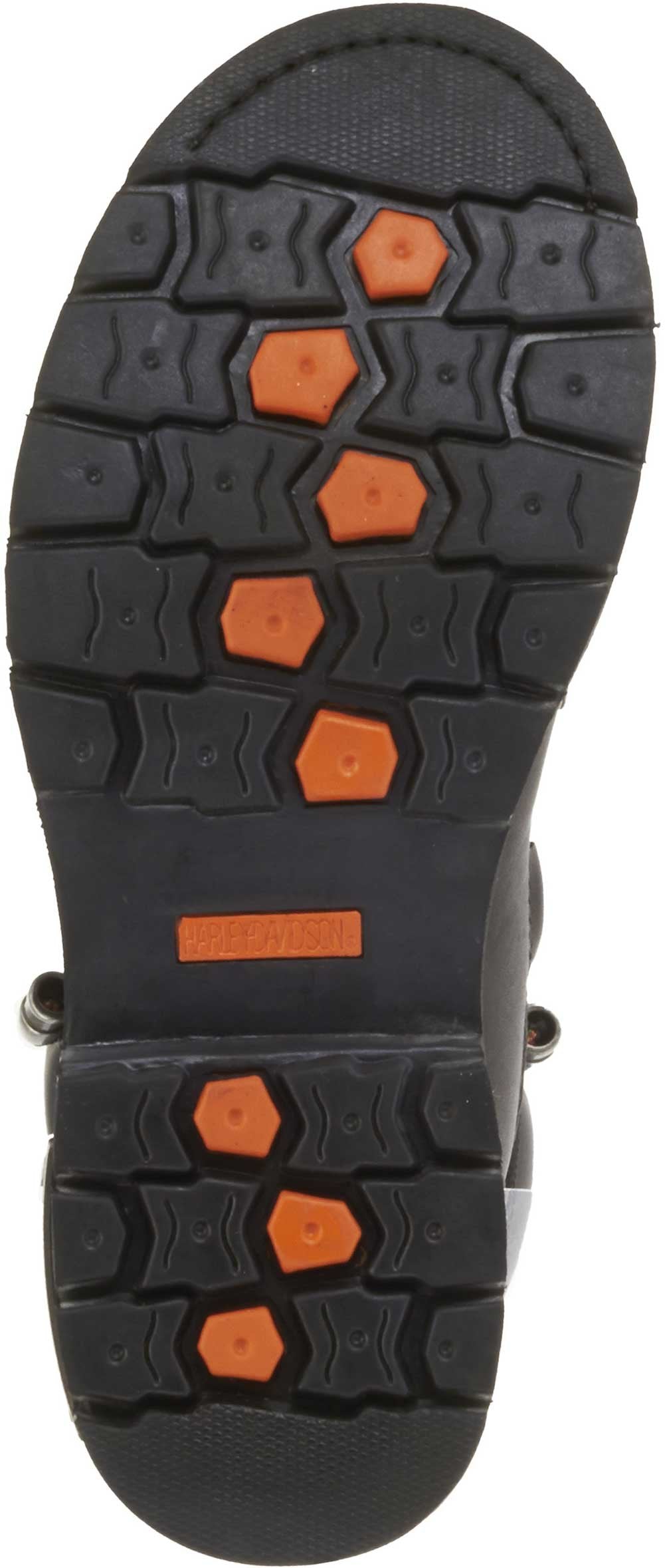 Harley-Davidson Men's Casual Leather Motorcycle Boots, Size 8.5, Black, Model D91680