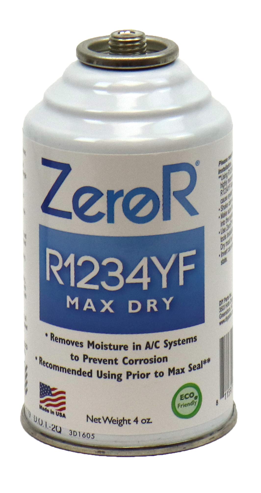 ZeroR Repair Kit for R1234YF Refrigerant AC Systems | Max Seal, Max Dry & Oil Charge