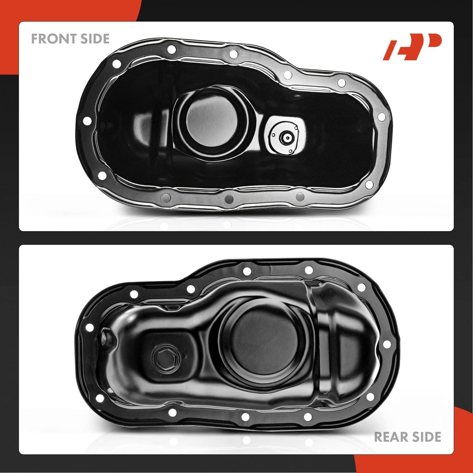A-Premium Lower Engine Oil Pan Replacement For Toyota Tacoma 2006-2013 4Runner 2003-2013 Fj Cruiser 2007-2014 Tundra 2007-2014 4